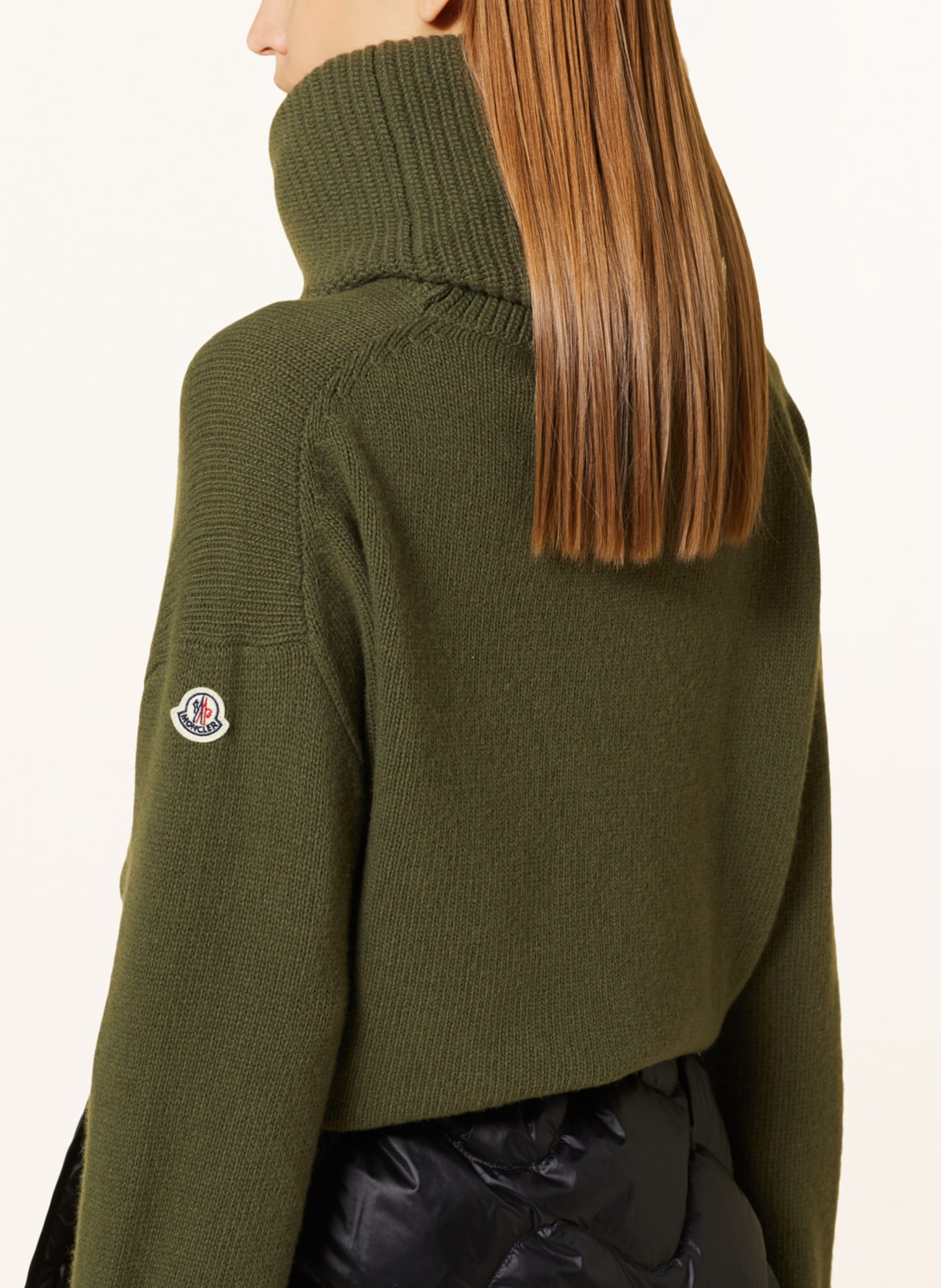 MONCLER Turtleneck sweater, Color: DARK GREEN (Image 4)