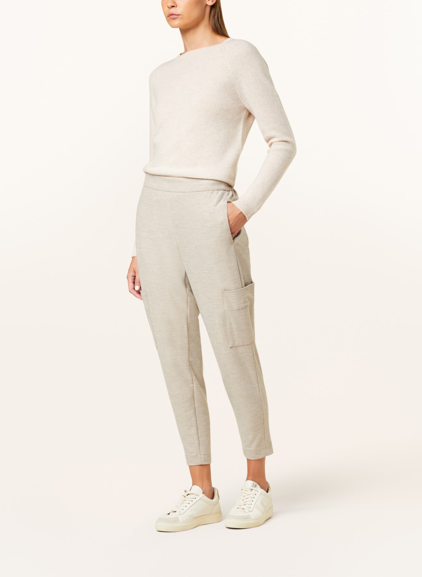 BRAX Trousers MORRIS S in jogger style, Color: CREAM (Image 2)