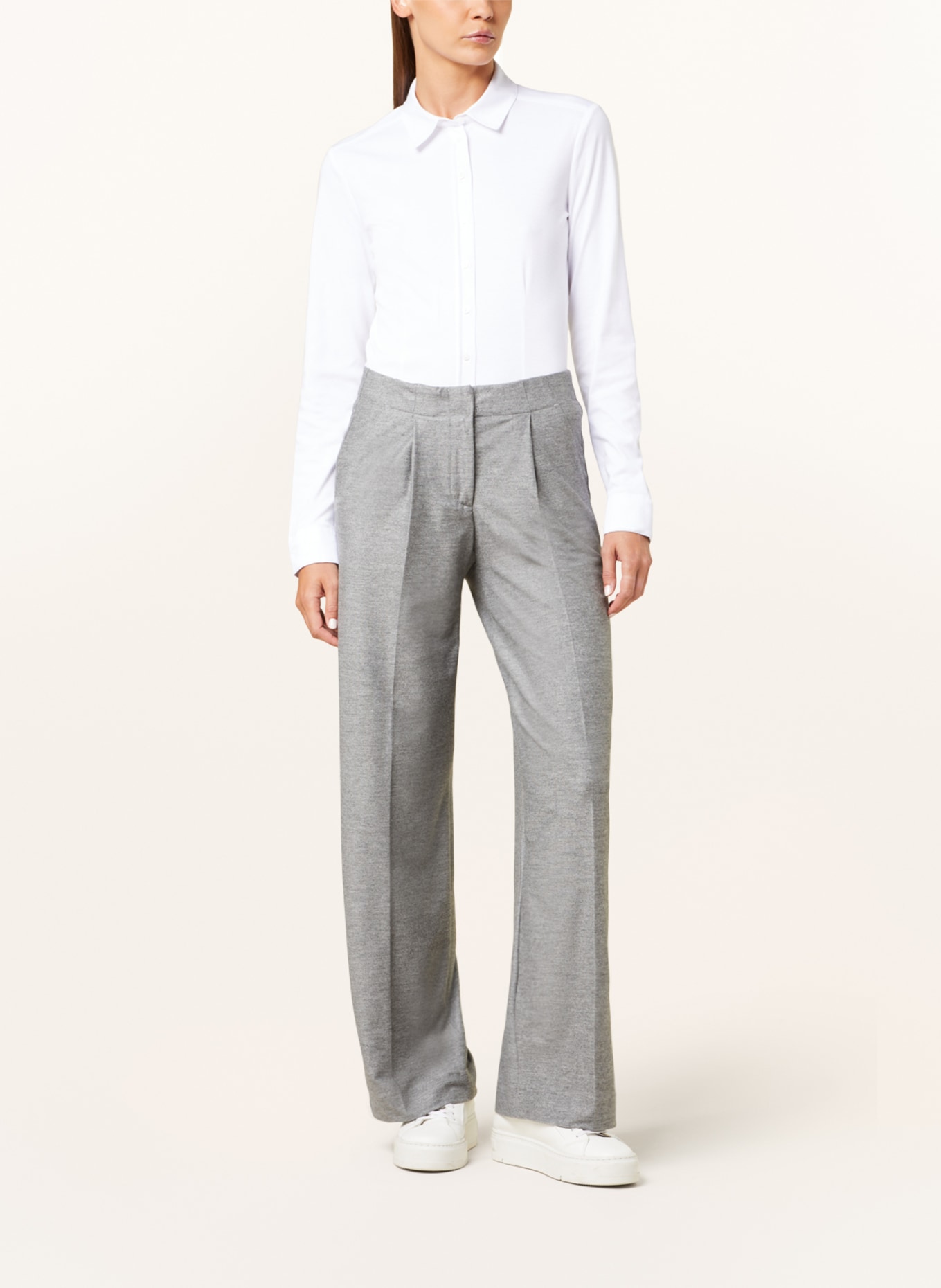 BRAX Wide leg trousers MAINE, Color: 07 SILVER (Image 2)