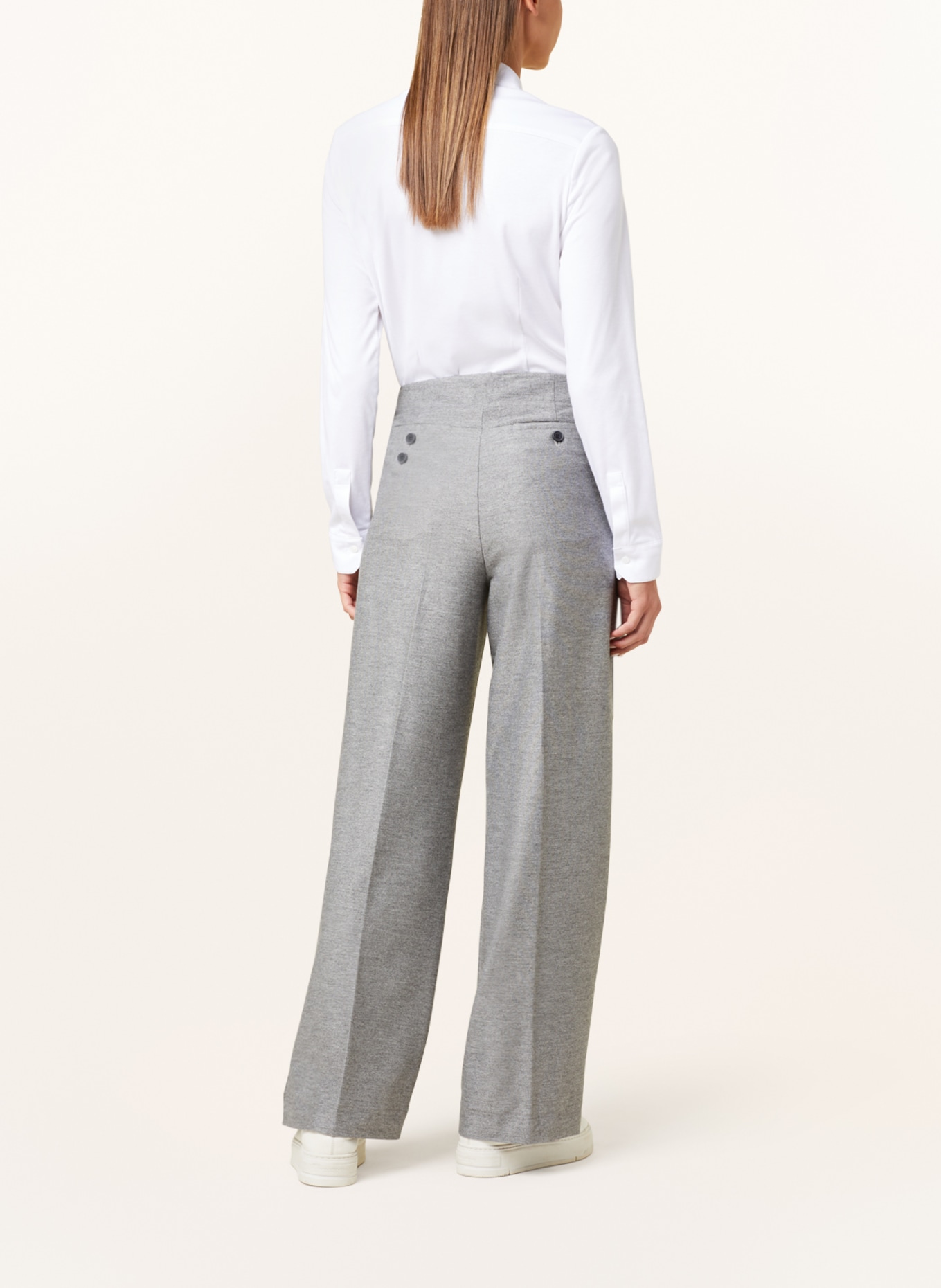 BRAX Wide leg trousers MAINE, Color: 07 SILVER (Image 3)