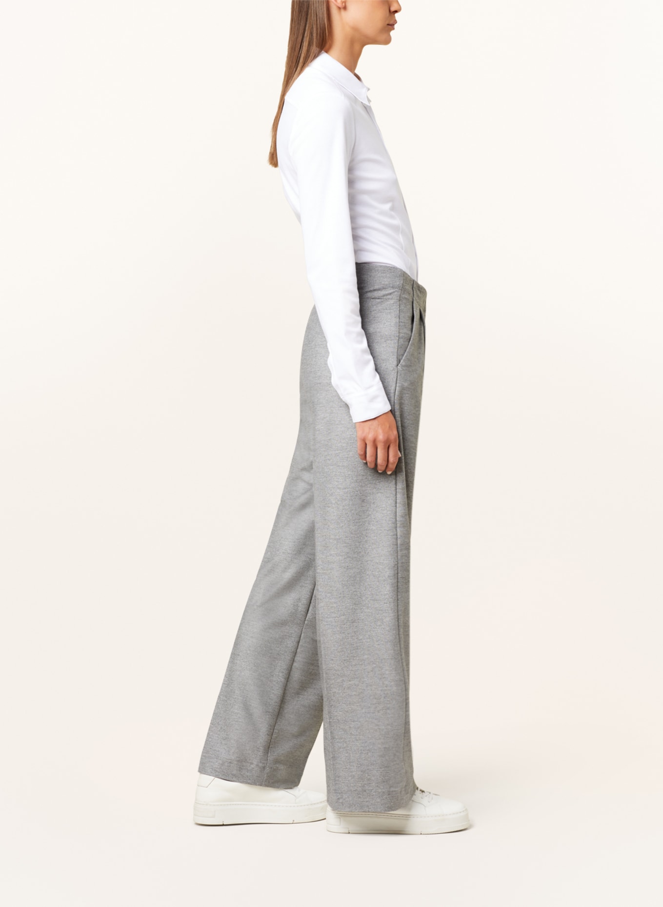 BRAX Wide leg trousers MAINE, Color: 07 SILVER (Image 4)