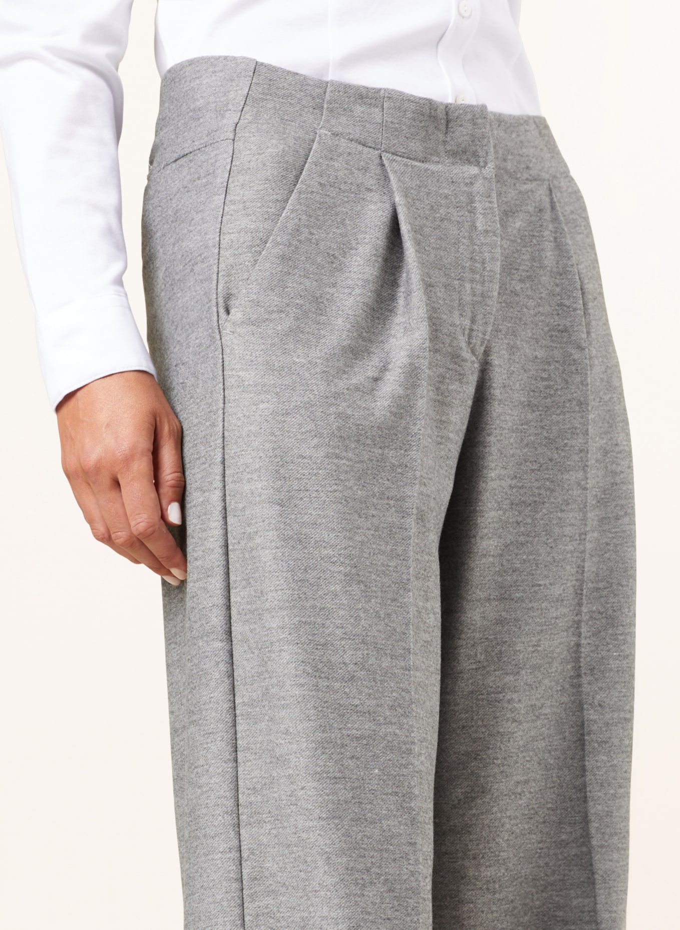 BRAX Wide leg trousers MAINE, Color: 07 SILVER (Image 5)