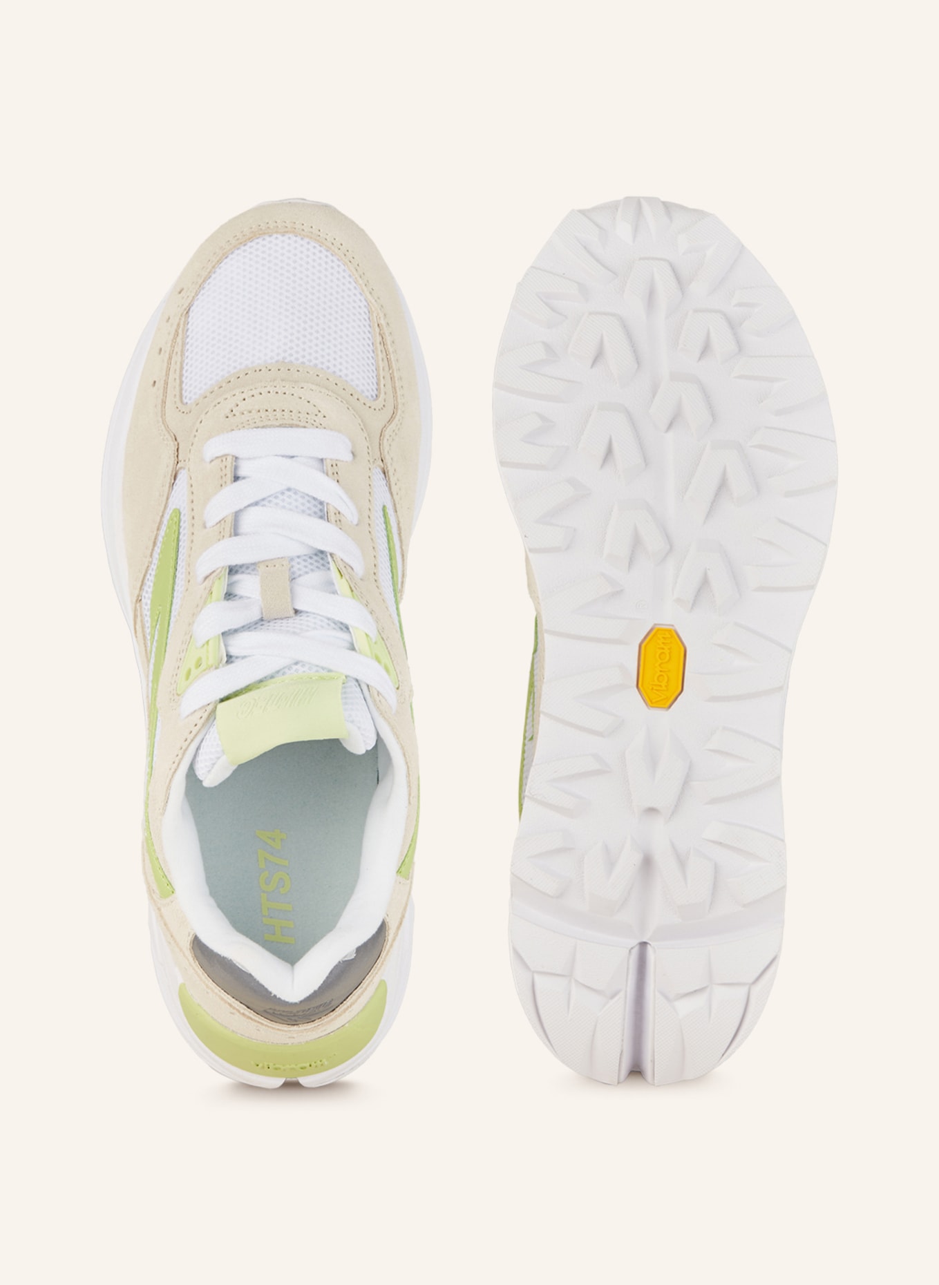 HI-TEC Sneakers HTS SHADOW RGS, Color: CREAM/ WHITE/ LIGHT GREEN (Image 5)