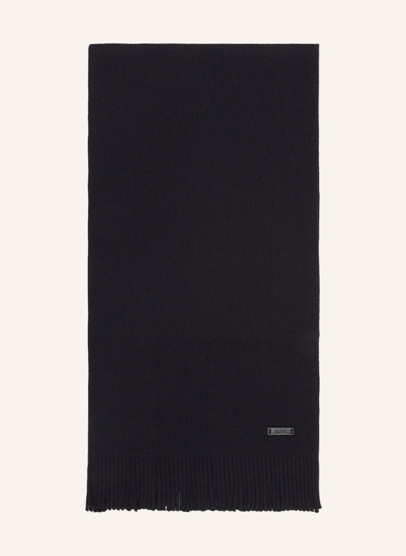 BOSS Schal ALBAS: DUNKELBLAU
