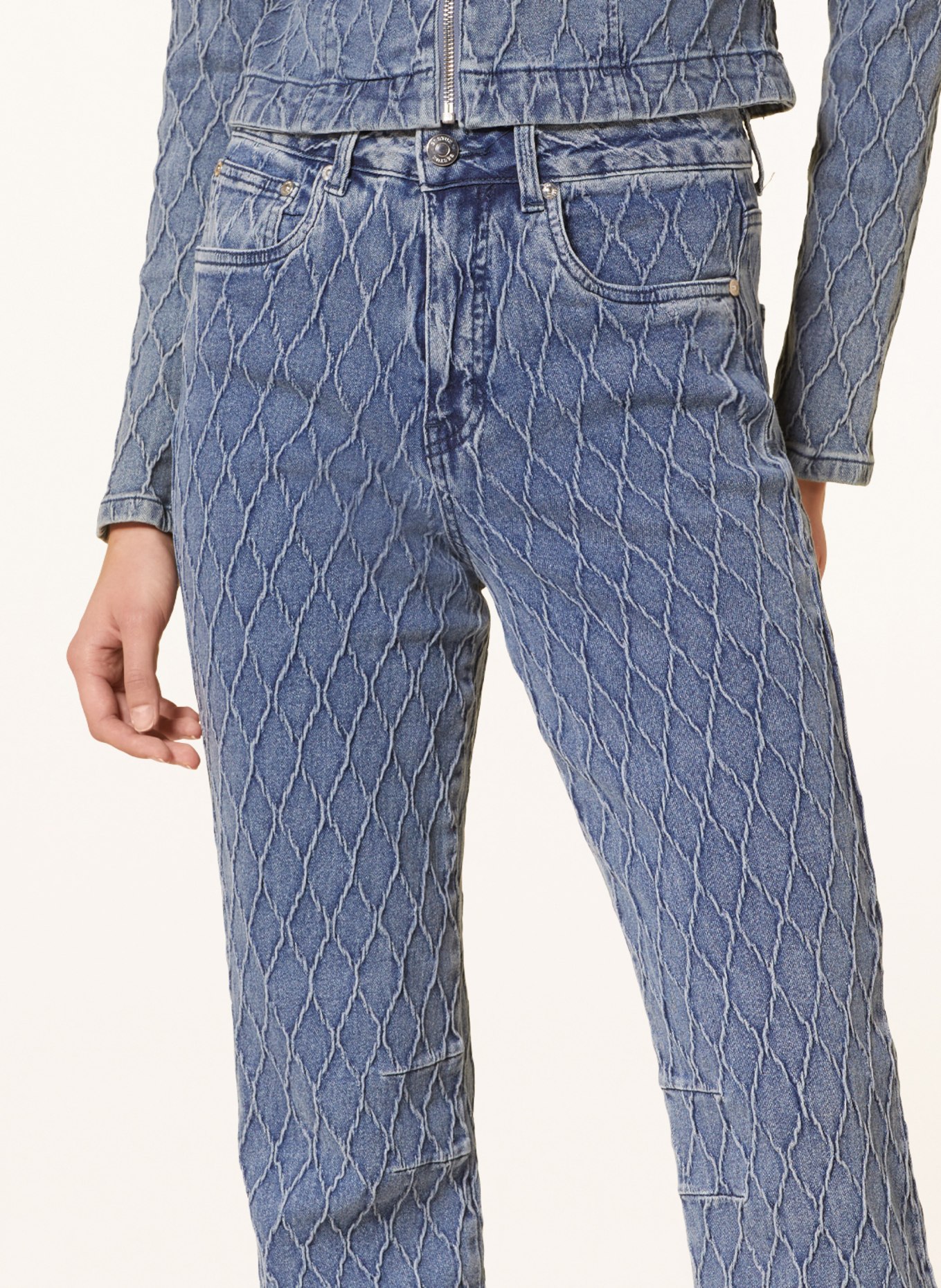 GESTUZ Flared Jeans ROZERINGZ, Farbe: 101120 Washed mid blu (Bild 5)