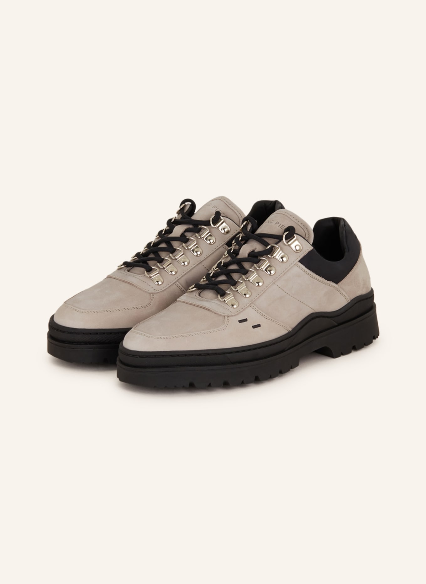 FILLING PIECES Lace-up shoes MOUNTAIN, Color: TAUPE/ BLACK (Image 1)