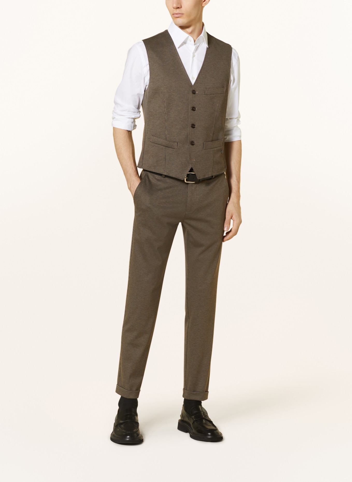 CG - CLUB of GENTS Suit vest MOSLEY, Color: 72 BRAUN MITTEL (Image 2)