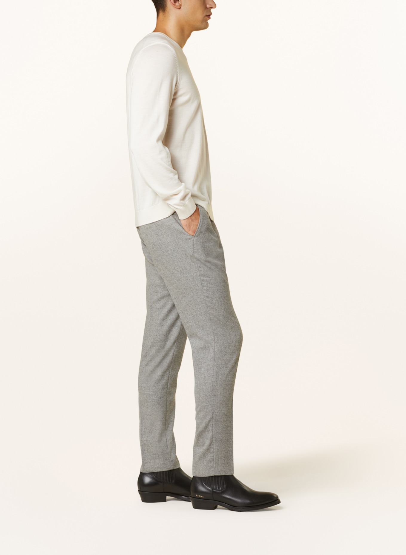 CG - CLUB of GENTS Suit trousers CG CHAS extra slim fit, Color: 81 grau hell (Image 5)