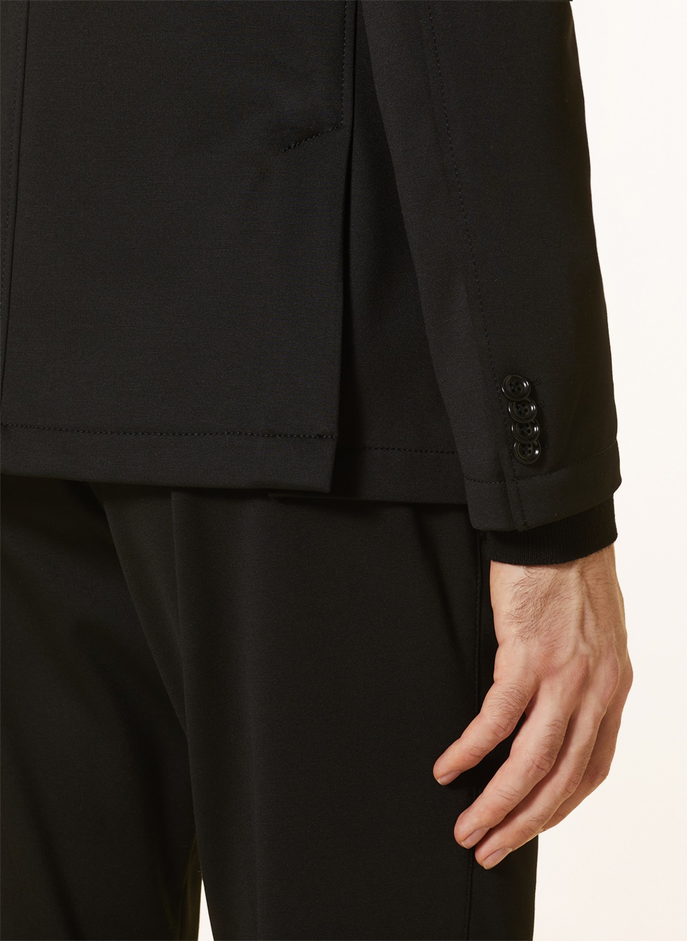 CG - CLUB of GENTS Suit jacket slim fit in jersey, Color: 90 SCHWARZ (Image 6)