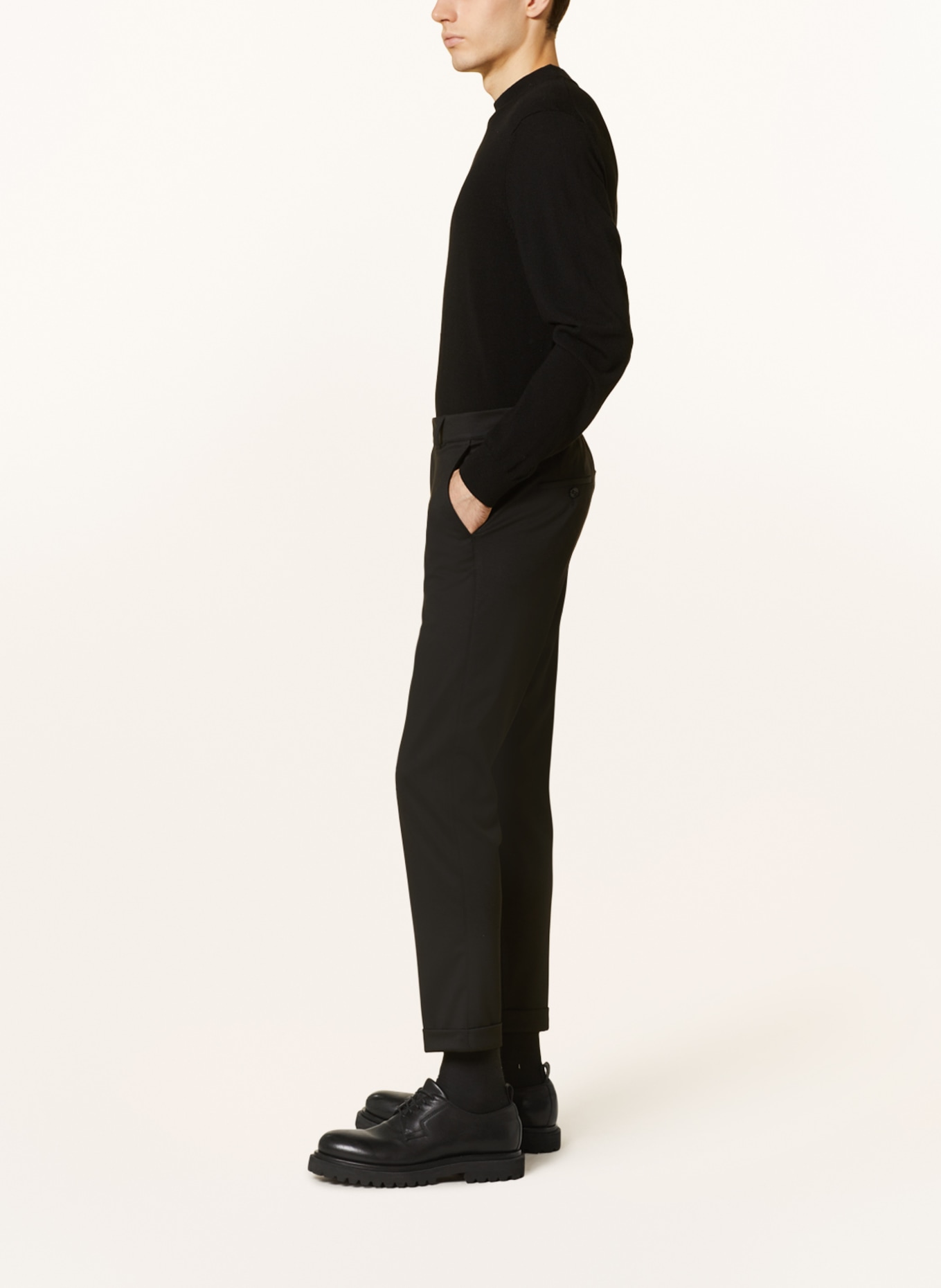CG - CLUB of GENTS Anzughose Slim Fit aus Jersey, Farbe: 90 SCHWARZ (Bild 5)