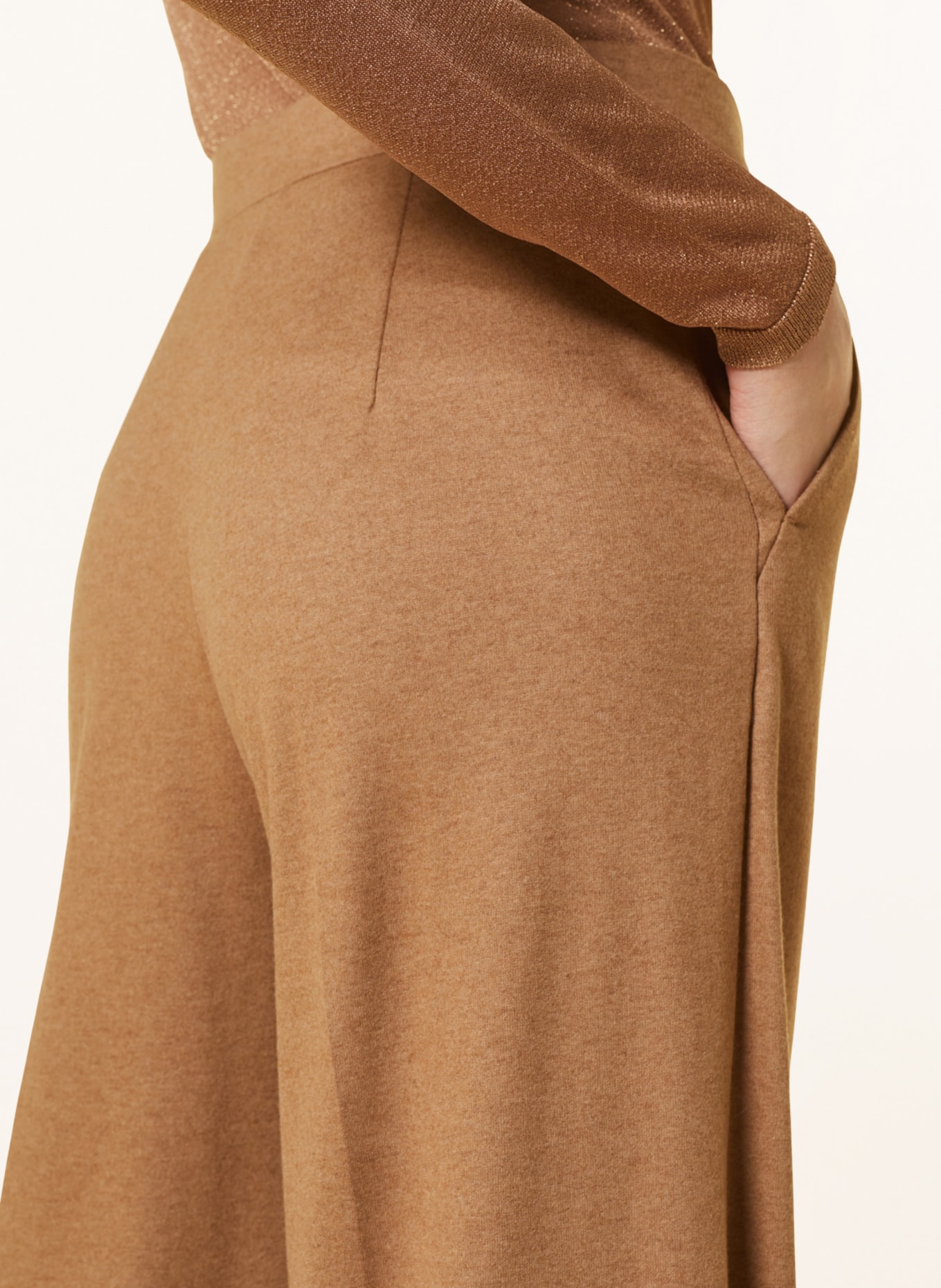 Max Mara Wide leg trousers UNGHIA made of camel hair, Color: CAMEL (Image 5)