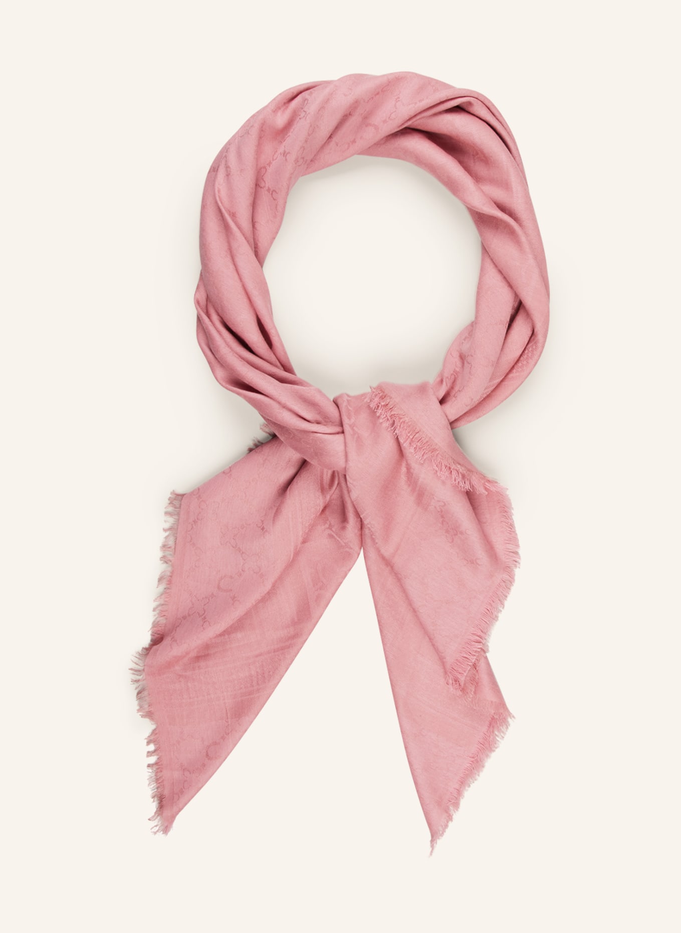 CODELLO Jacquard scarf, Color: ROSE (Image 2)