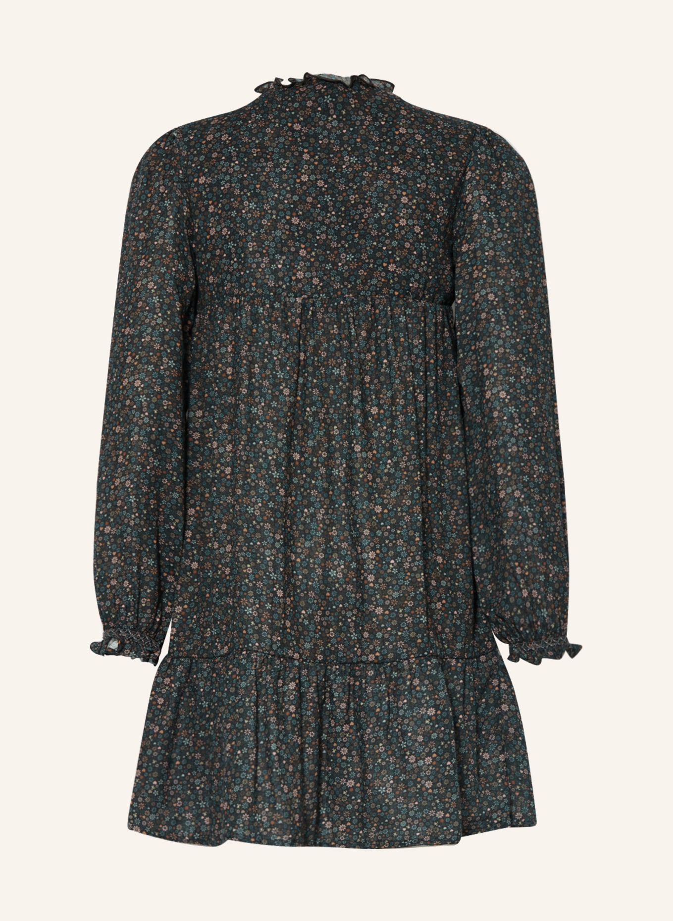 búho Kleid mit Rüschen, Farbe: DUNKELGRÜN (Bild 2)
