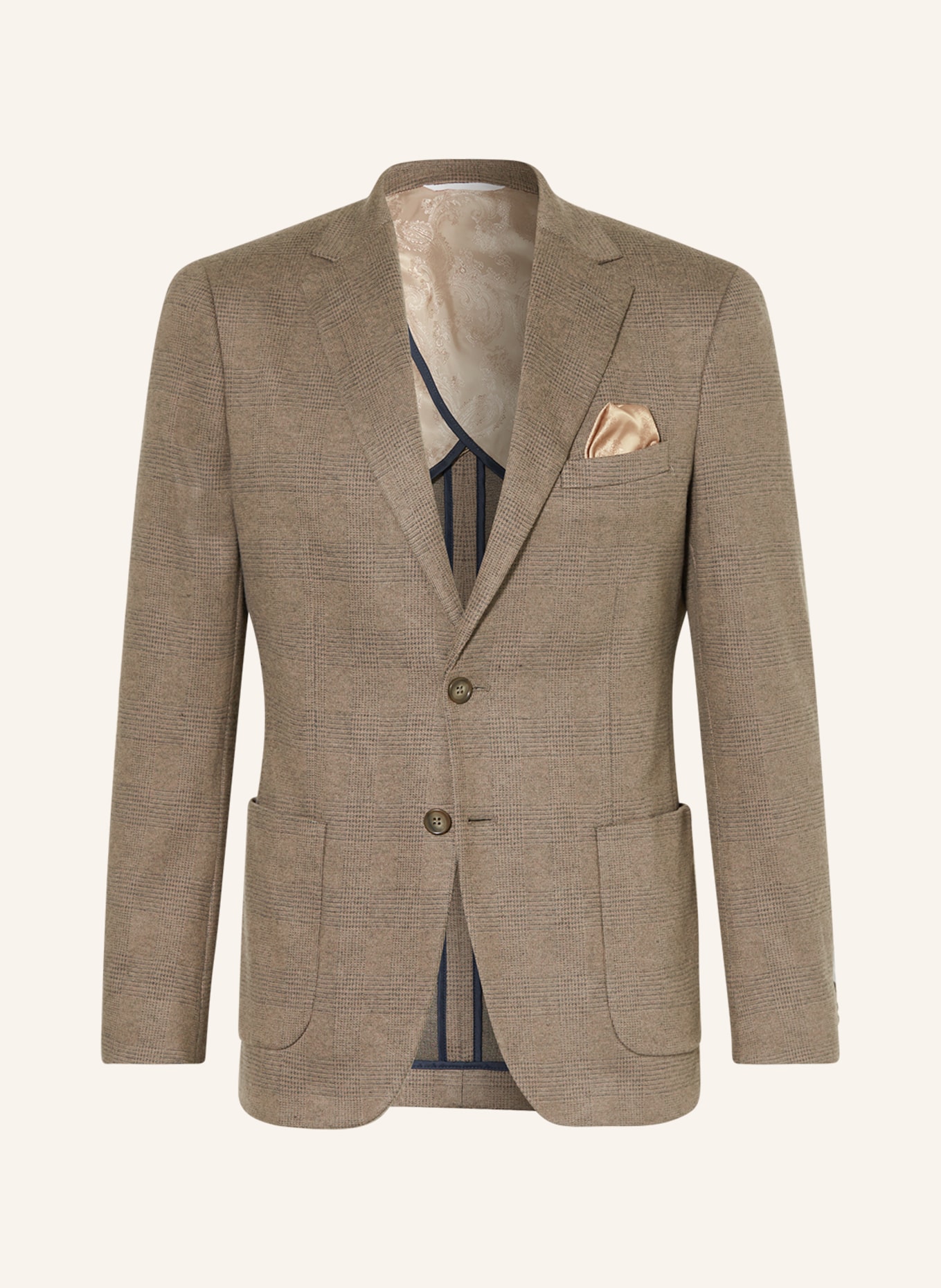 PAUL Suit jacket slim fit in jersey, Color: 810 TAUPE (Image 1)