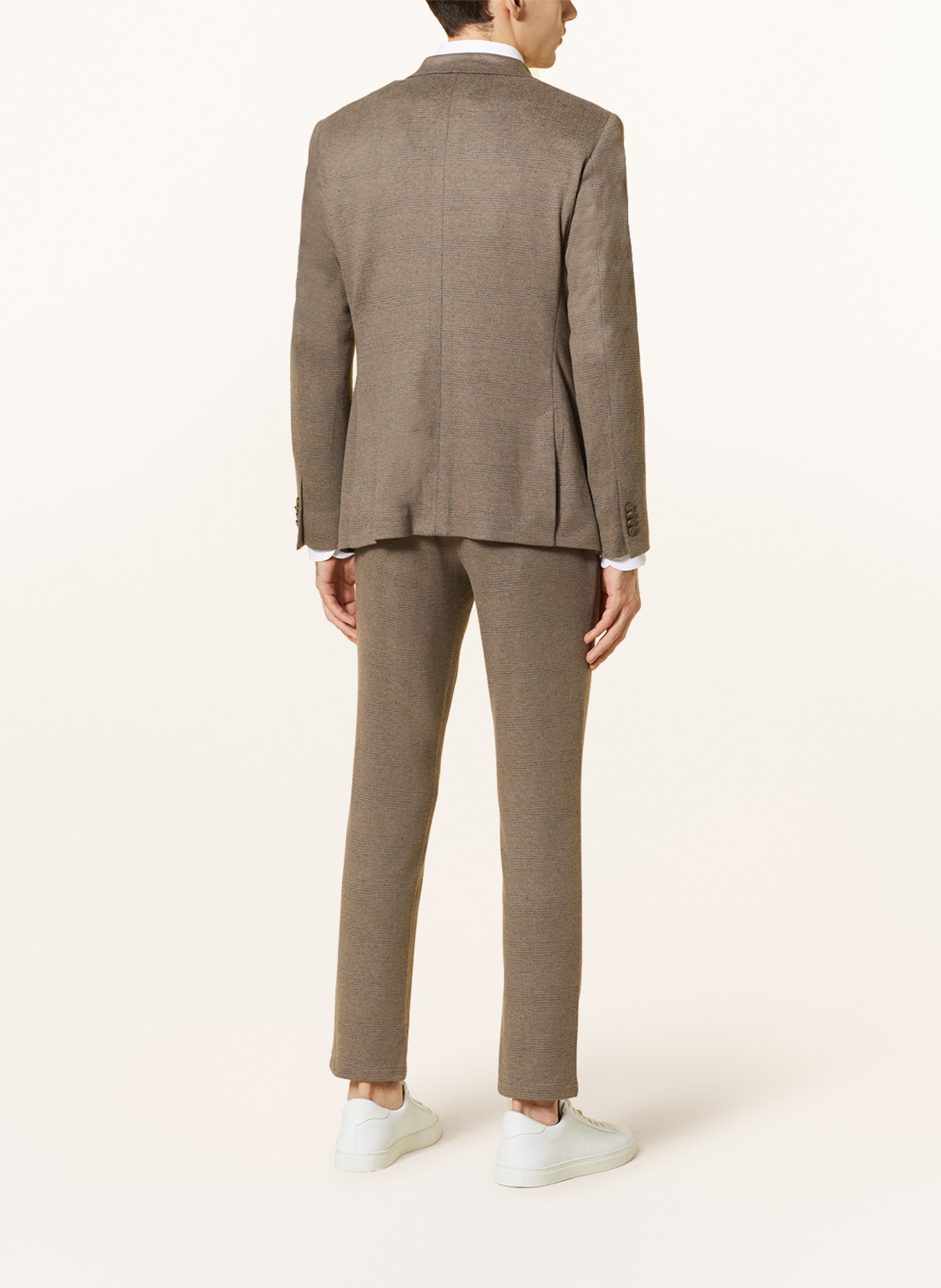 PAUL Suit jacket slim fit in jersey, Color: 810 TAUPE (Image 3)