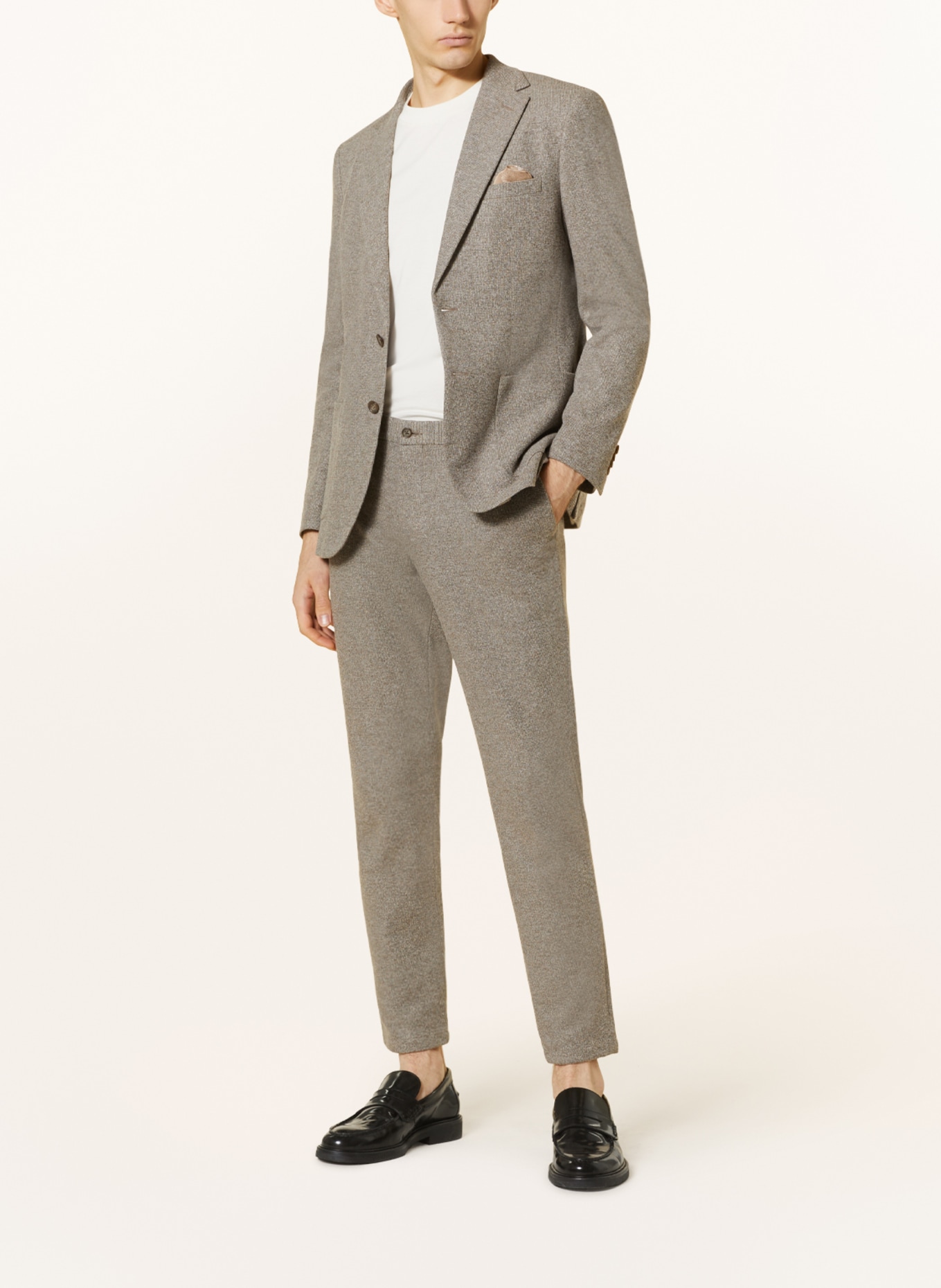 PAUL Anzughose Extra Slim Fit aus Jersey, Farbe: 800 TAUPE (Bild 2)