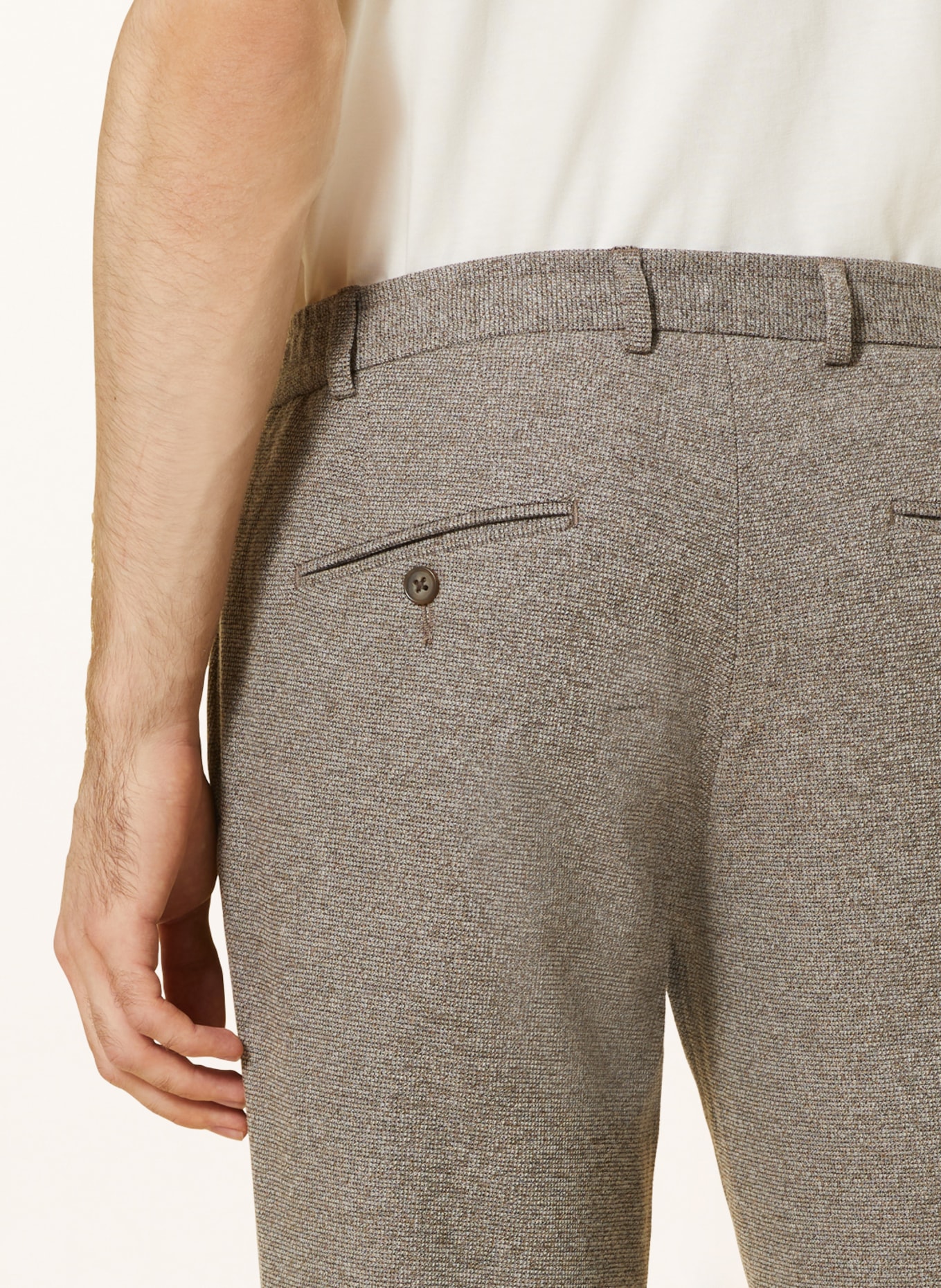 Noak Slim Fit Harris Tweed Suit Trousers In Grey, $37 | Asos | Lookastic
