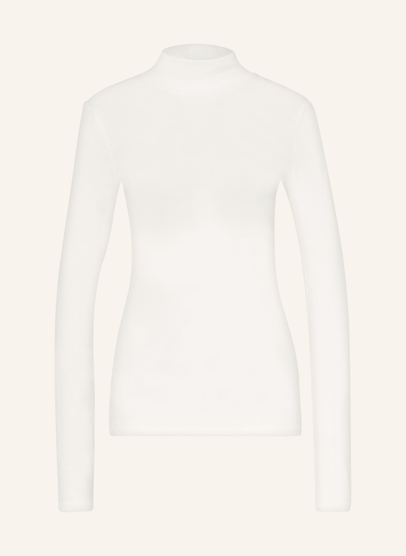 ARMEDANGELS Turtleneck shirt GRAZILIAA, Color: WHITE (Image 1)
