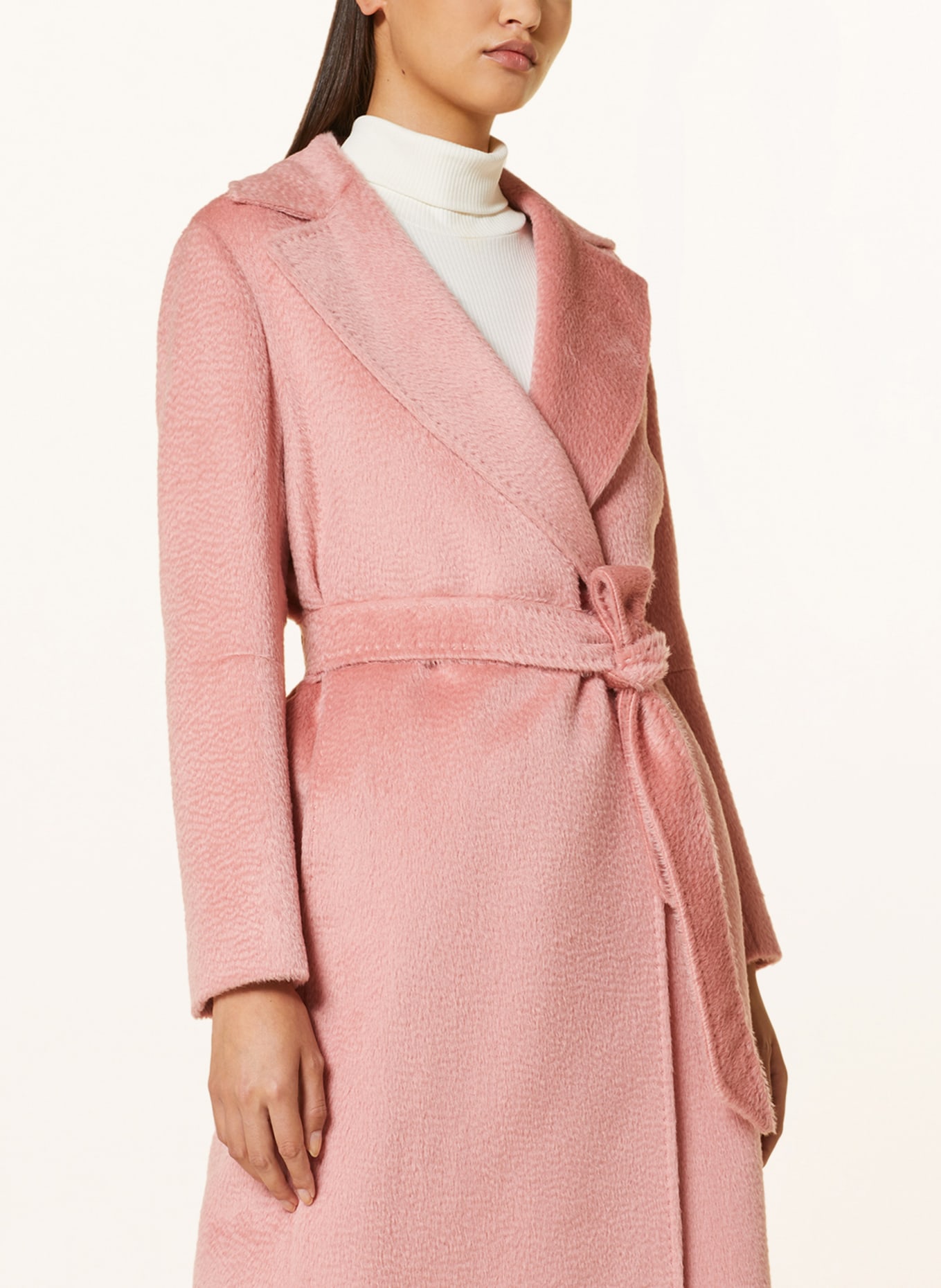 CINZIA ROCCA Wool coat with alpaca, Color: PINK (Image 4)