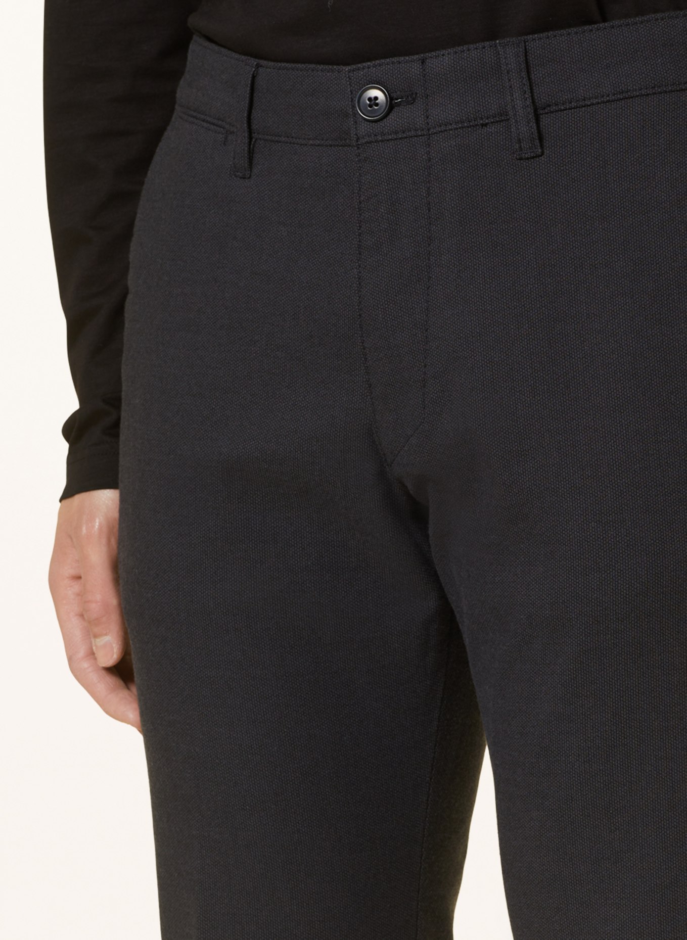 DRYKORN Chino kalhoty MAD Extra Slim Fit, Barva: ČERNÁ (Obrázek 5)