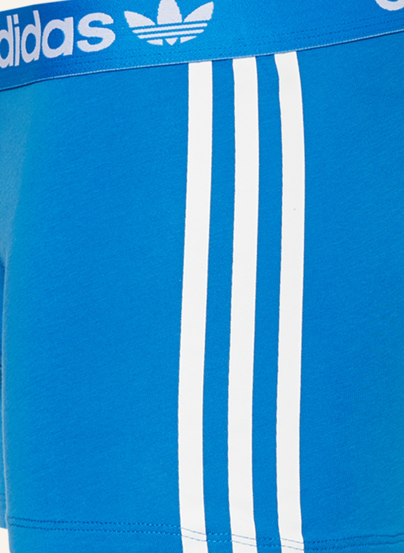 adidas Originals 3er-Pack Boxershorts COMFORT FLEX COTTON 3-STRIPES in blau/  dunkelblau/ rot