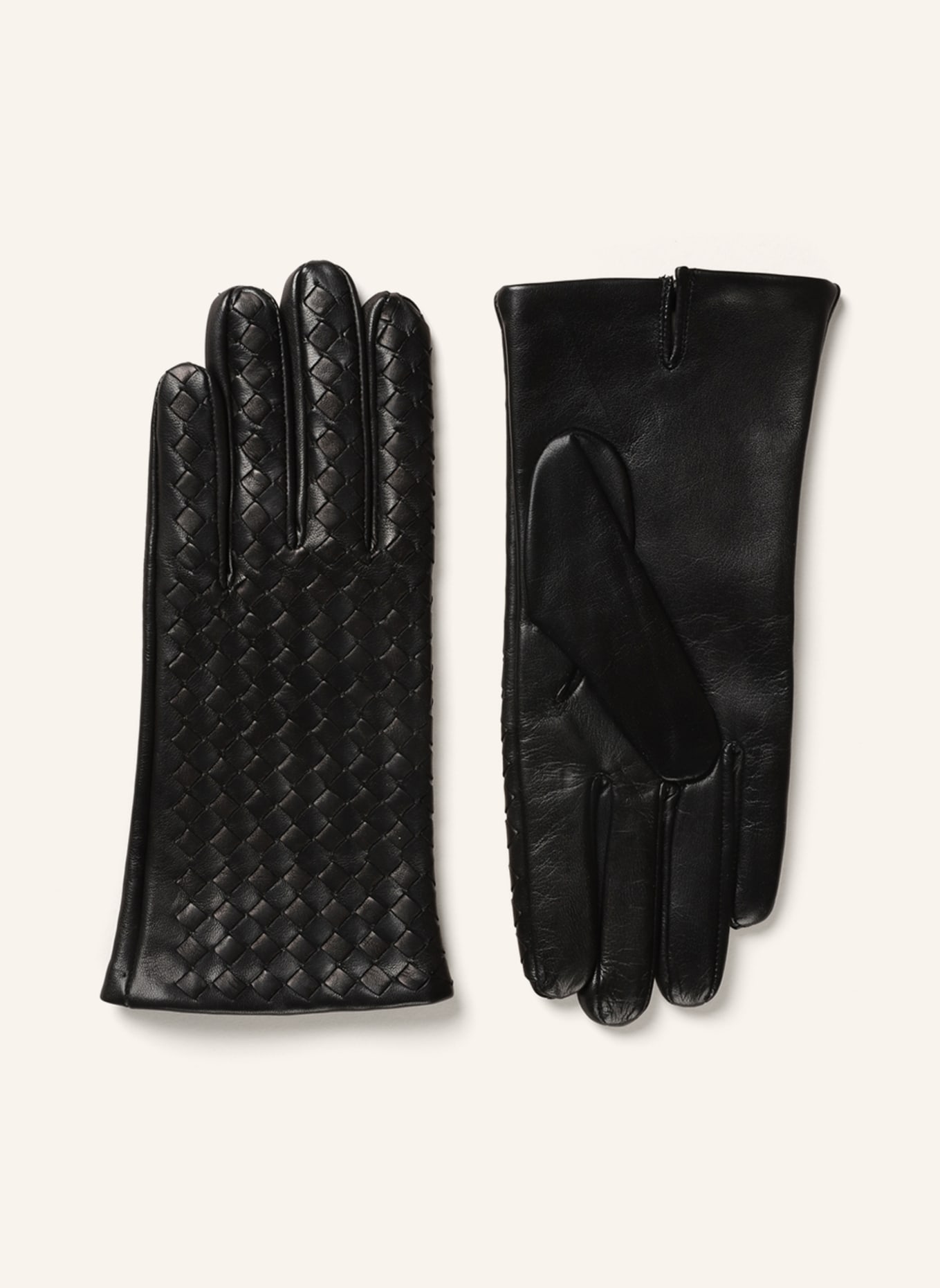 TR HANDSCHUHE WIEN Leather gloves, Color: BLACK (Image 1)
