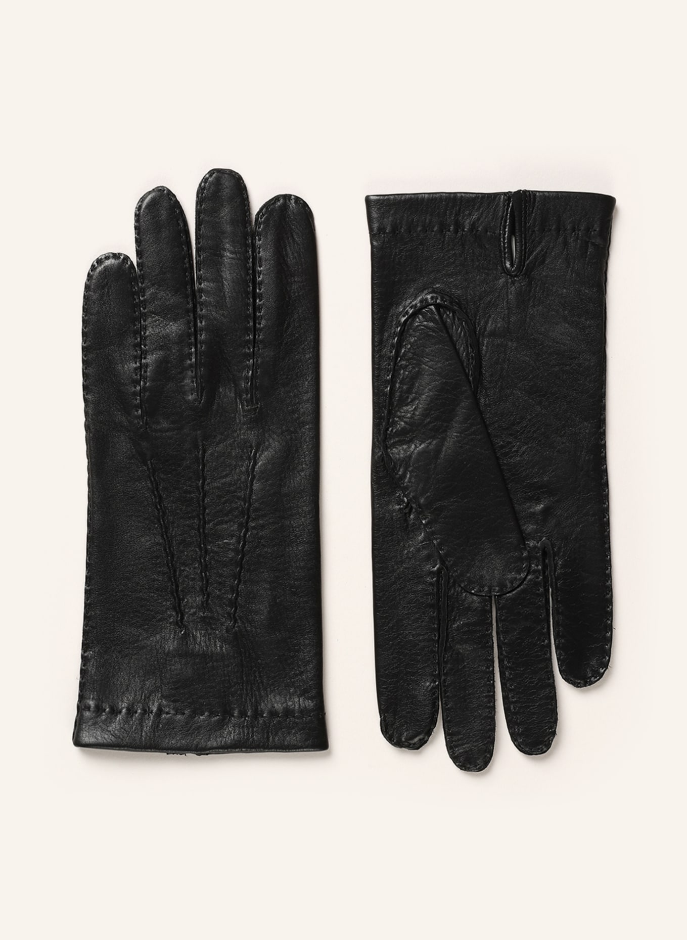 TR HANDSCHUHE WIEN Leather gloves, Color: BLACK (Image 1)