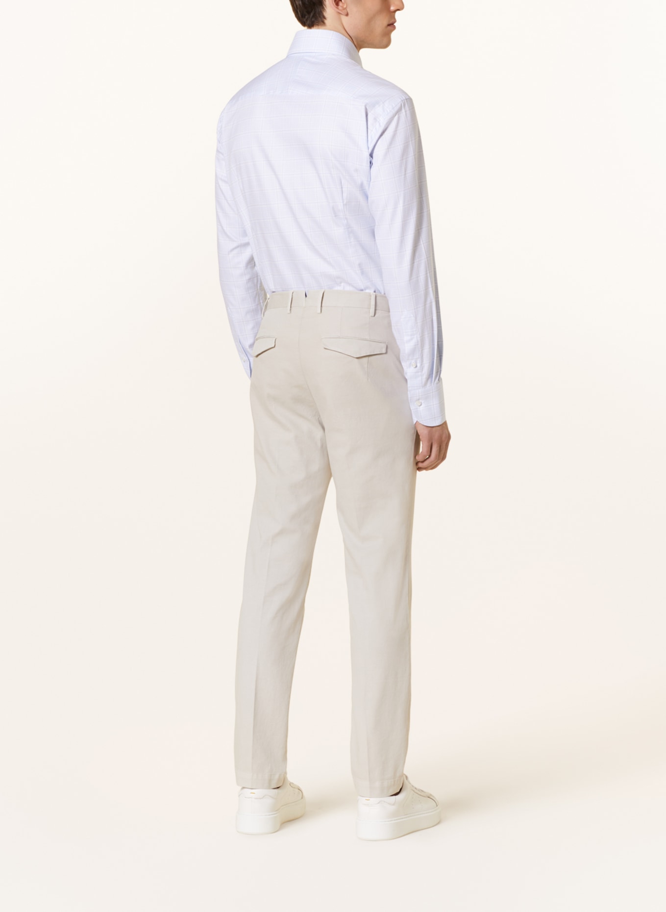 ARTIGIANO Shirt fitted fit, Color: LIGHT BLUE/ WHITE (Image 3)