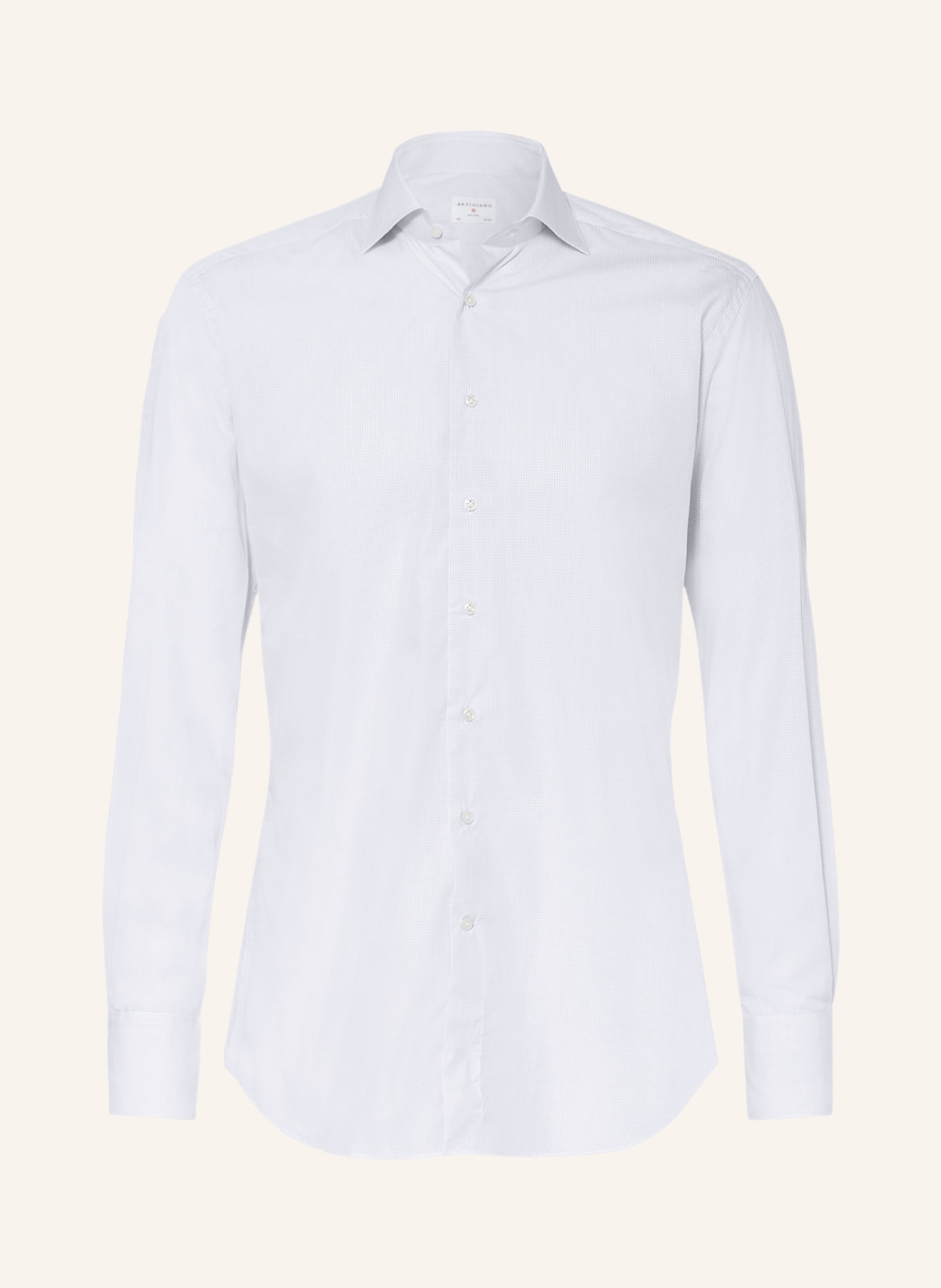 ARTIGIANO Shirt slim fit, Color: WHITE/ LIGHT BLUE (Image 1)