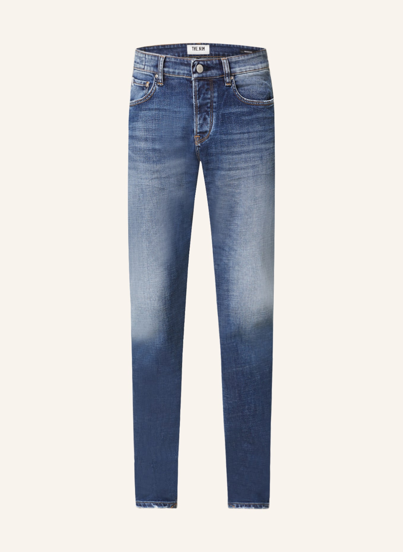 THE.NIM STANDARD Jeans MORRISON tapered slim fit, Color: W687-MDB MEDIUM BLUE (Image 1)