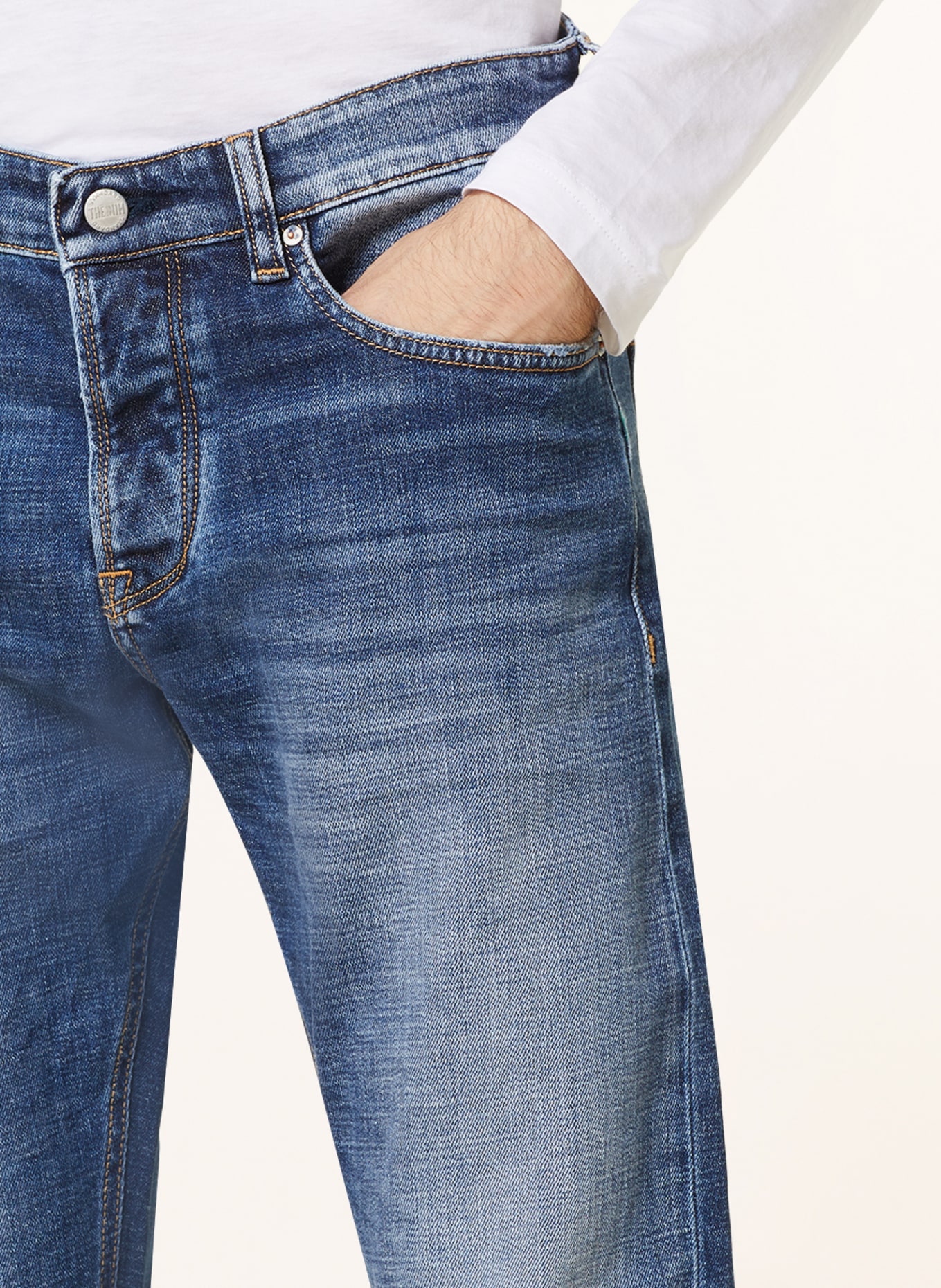 THE.NIM STANDARD Jeans MORRISON Tapered Slim Fit, Farbe: W687-MDB MEDIUM BLUE (Bild 5)