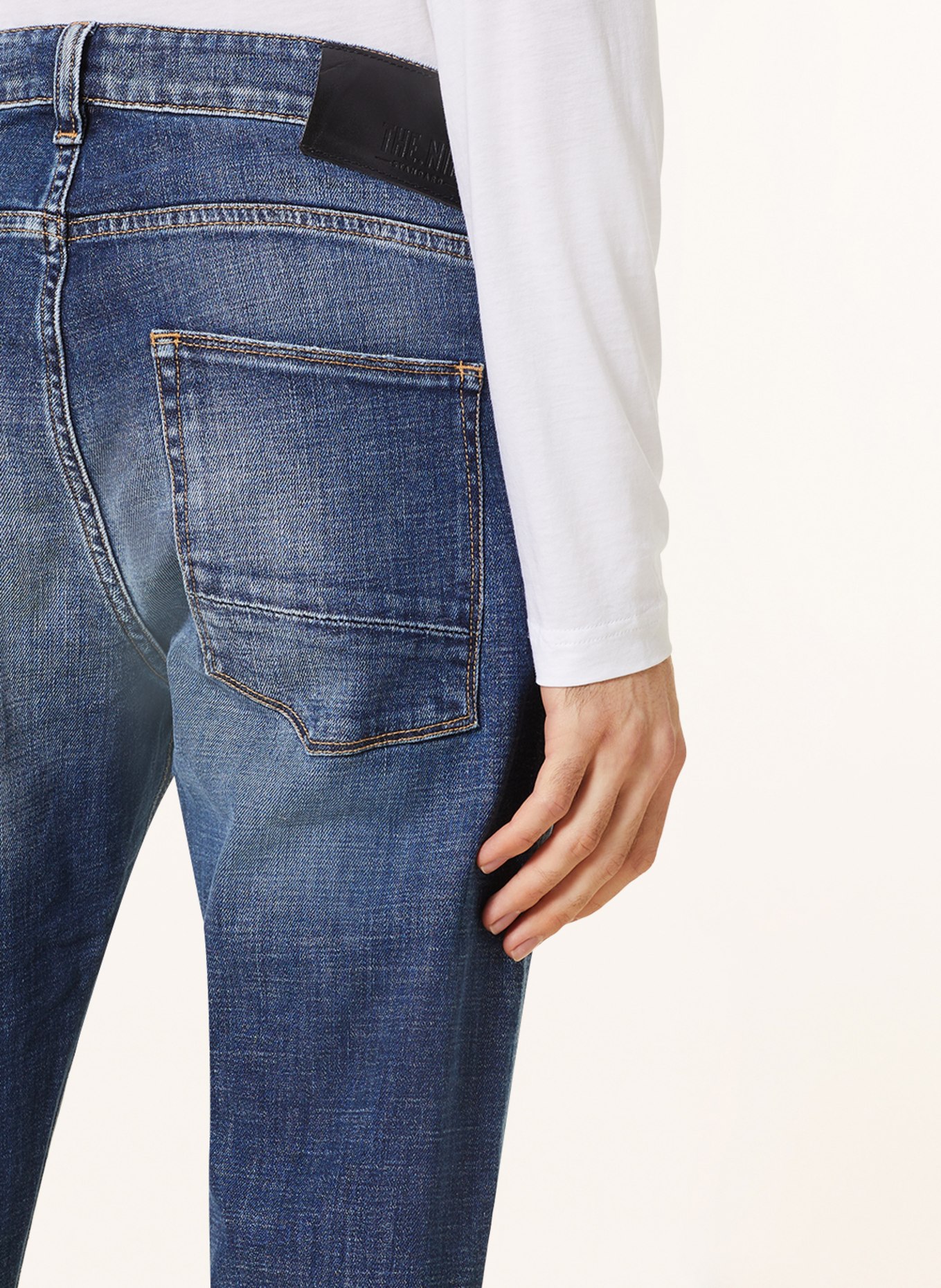 THE.NIM STANDARD Jeans MORRISON tapered slim fit, Color: W687-MDB MEDIUM BLUE (Image 6)