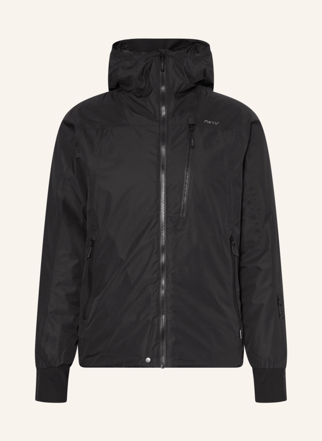 me°ru' Outdoor jacket PUTRE, Color: BLACK (Image 1)