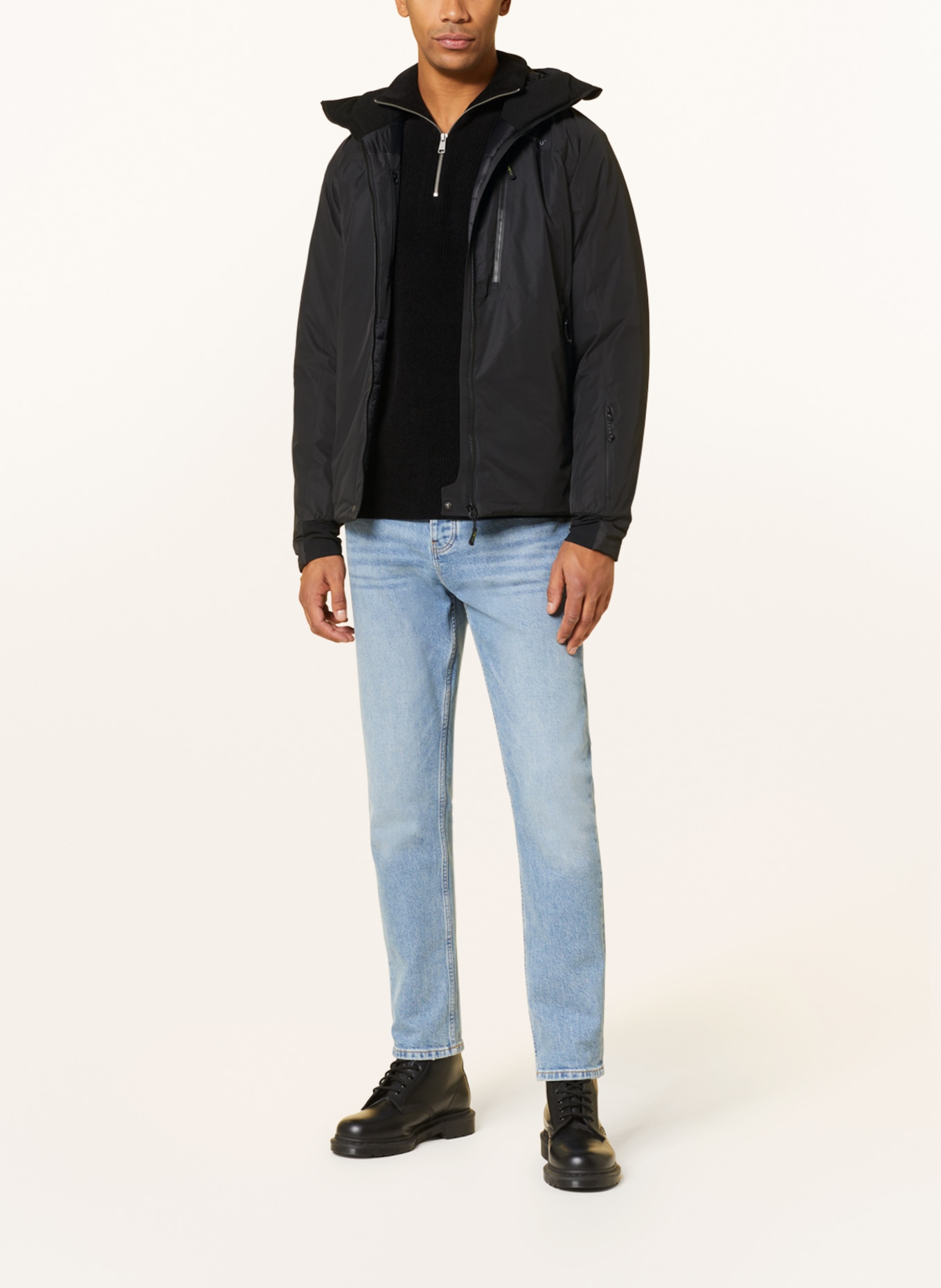 me°ru' Outdoor jacket PUTRE, Color: BLACK (Image 2)