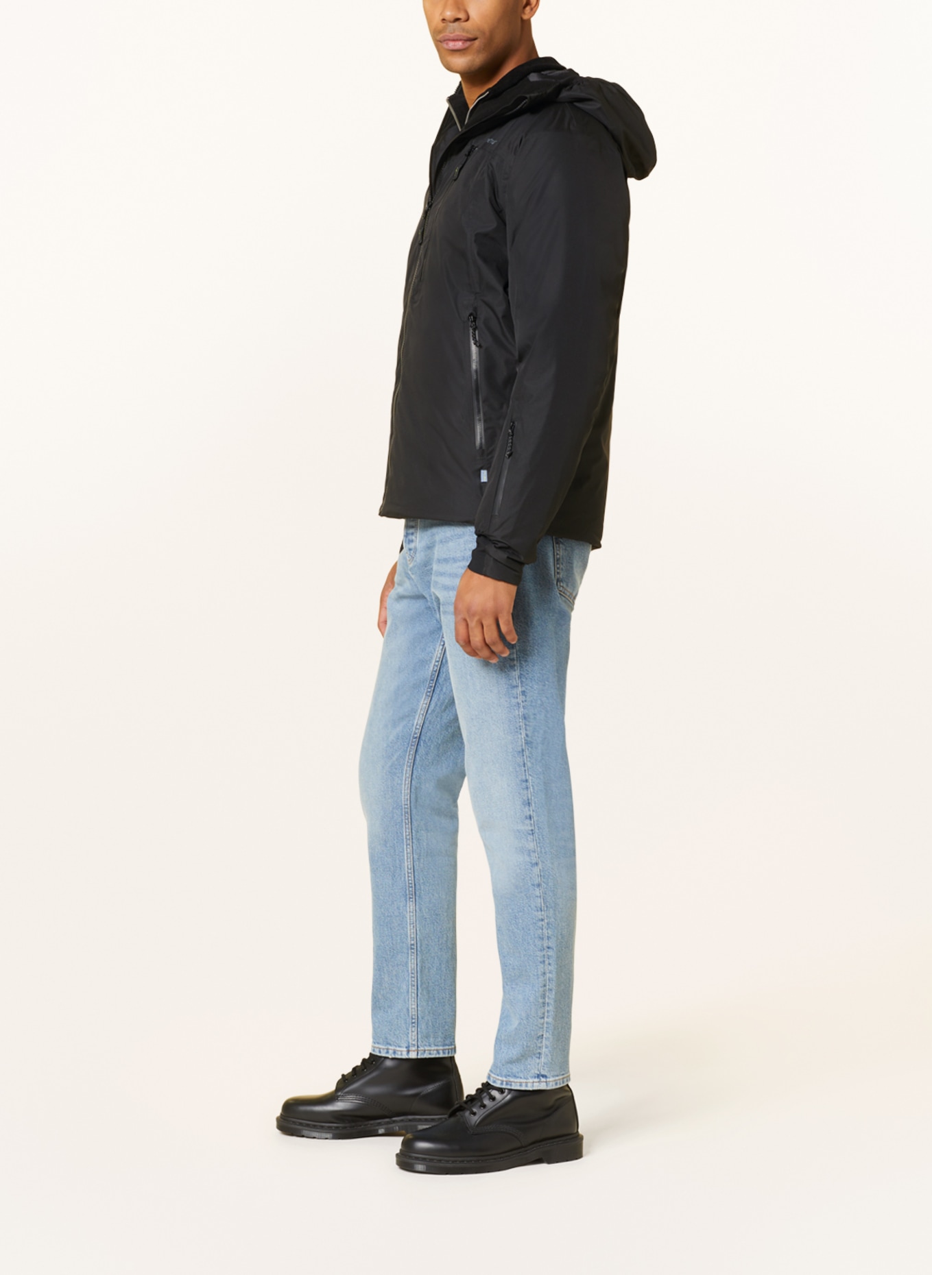me°ru' Outdoor jacket PUTRE, Color: BLACK (Image 4)