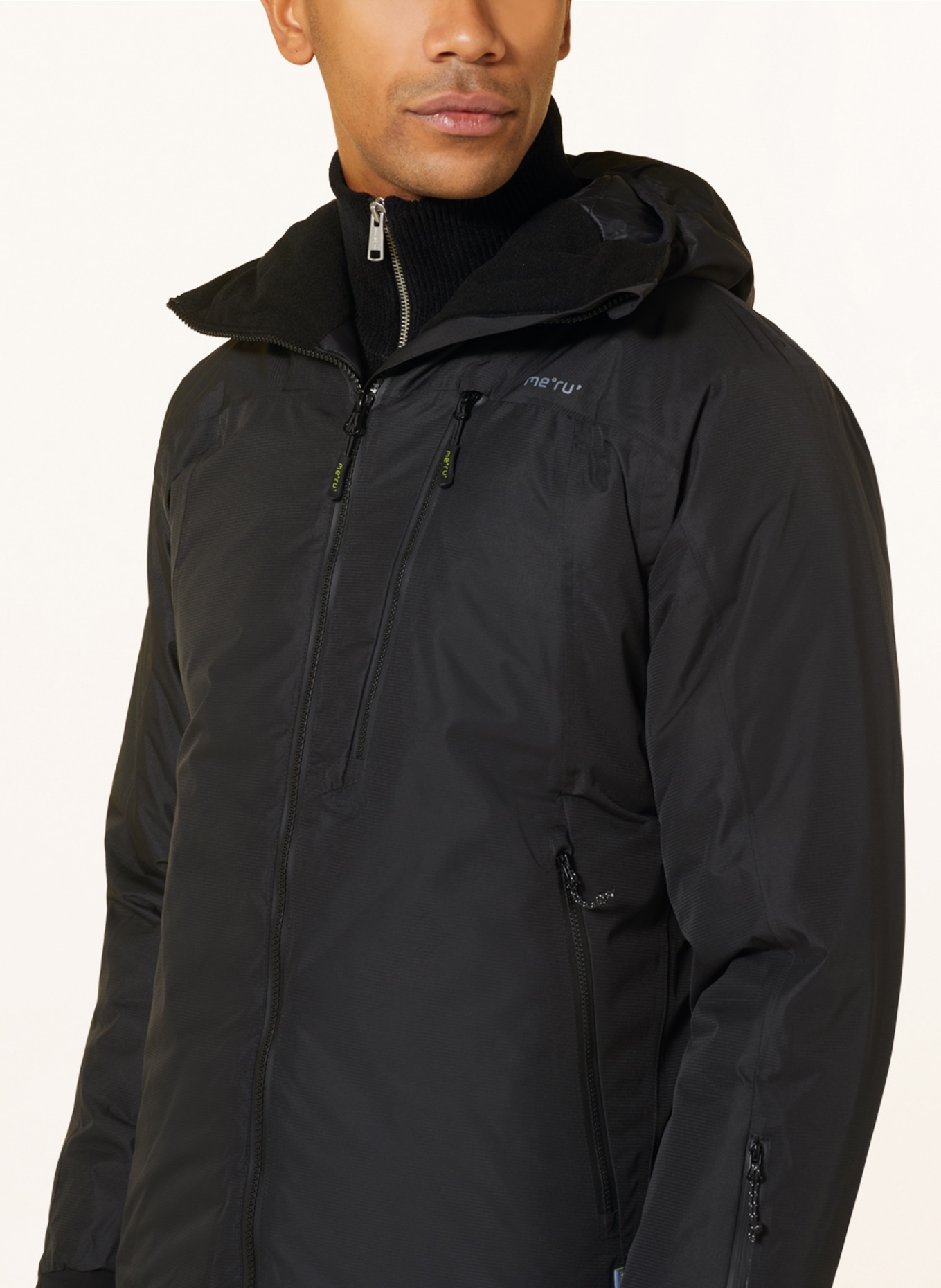 me°ru' Outdoor jacket PUTRE, Color: BLACK (Image 5)