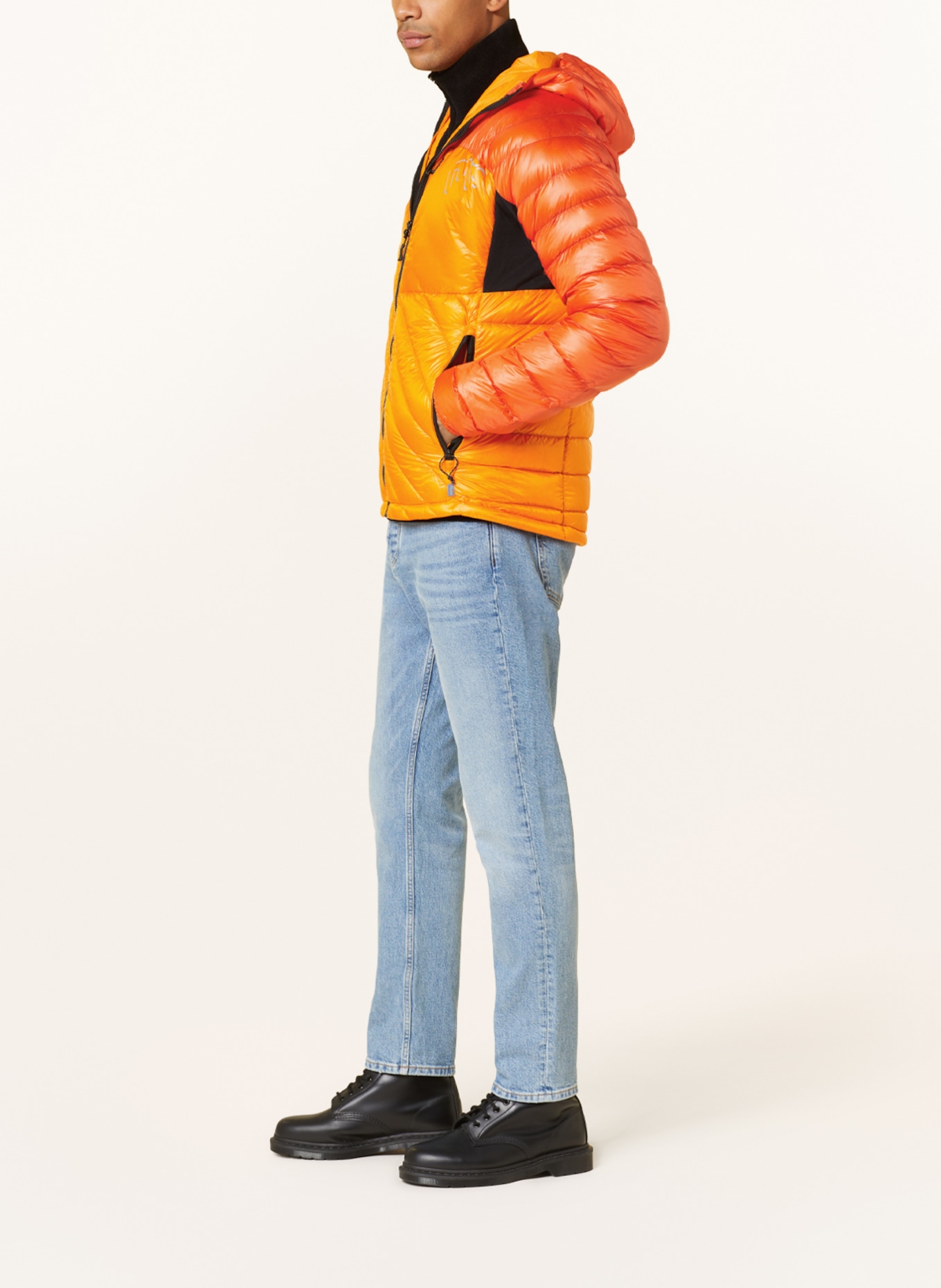 me°ru' Lightweight down jacket TOCOPILLA, Color: ORANGE/ RED (Image 4)