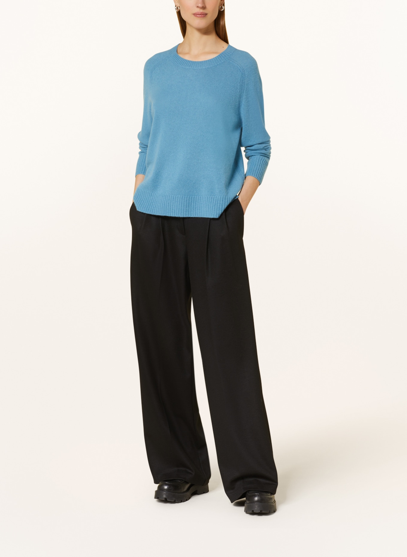 360CASHMERE Cashmere sweater TAYLOR, Color: LIGHT BLUE (Image 2)