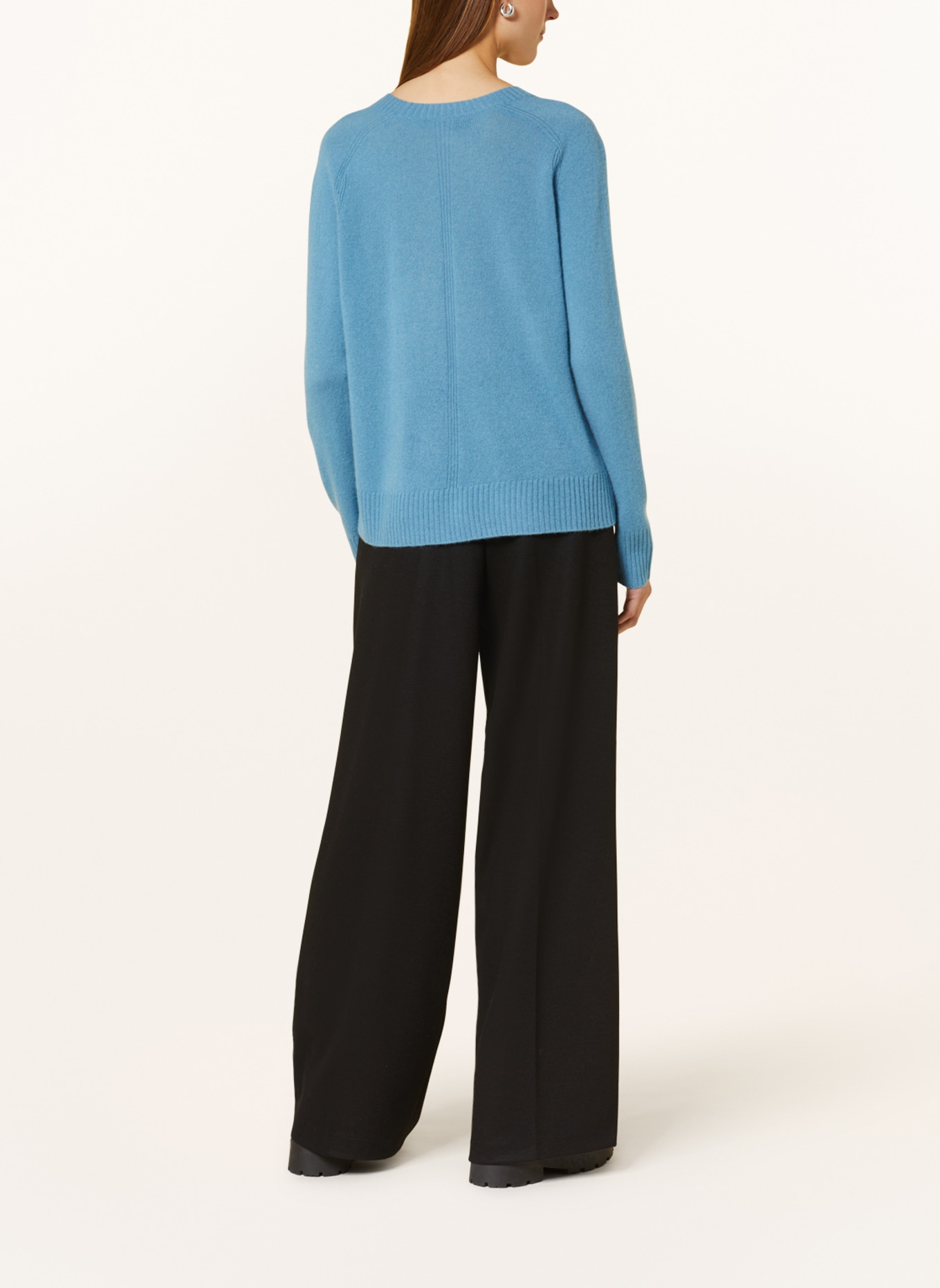 360CASHMERE Cashmere sweater TAYLOR, Color: LIGHT BLUE (Image 3)