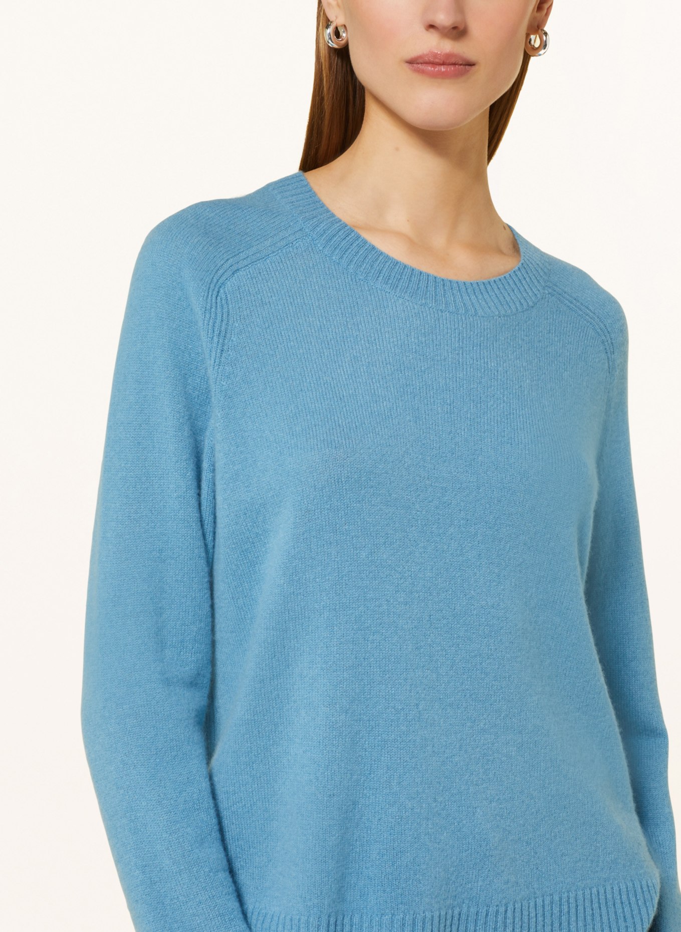 360CASHMERE Cashmere sweater TAYLOR, Color: LIGHT BLUE (Image 4)
