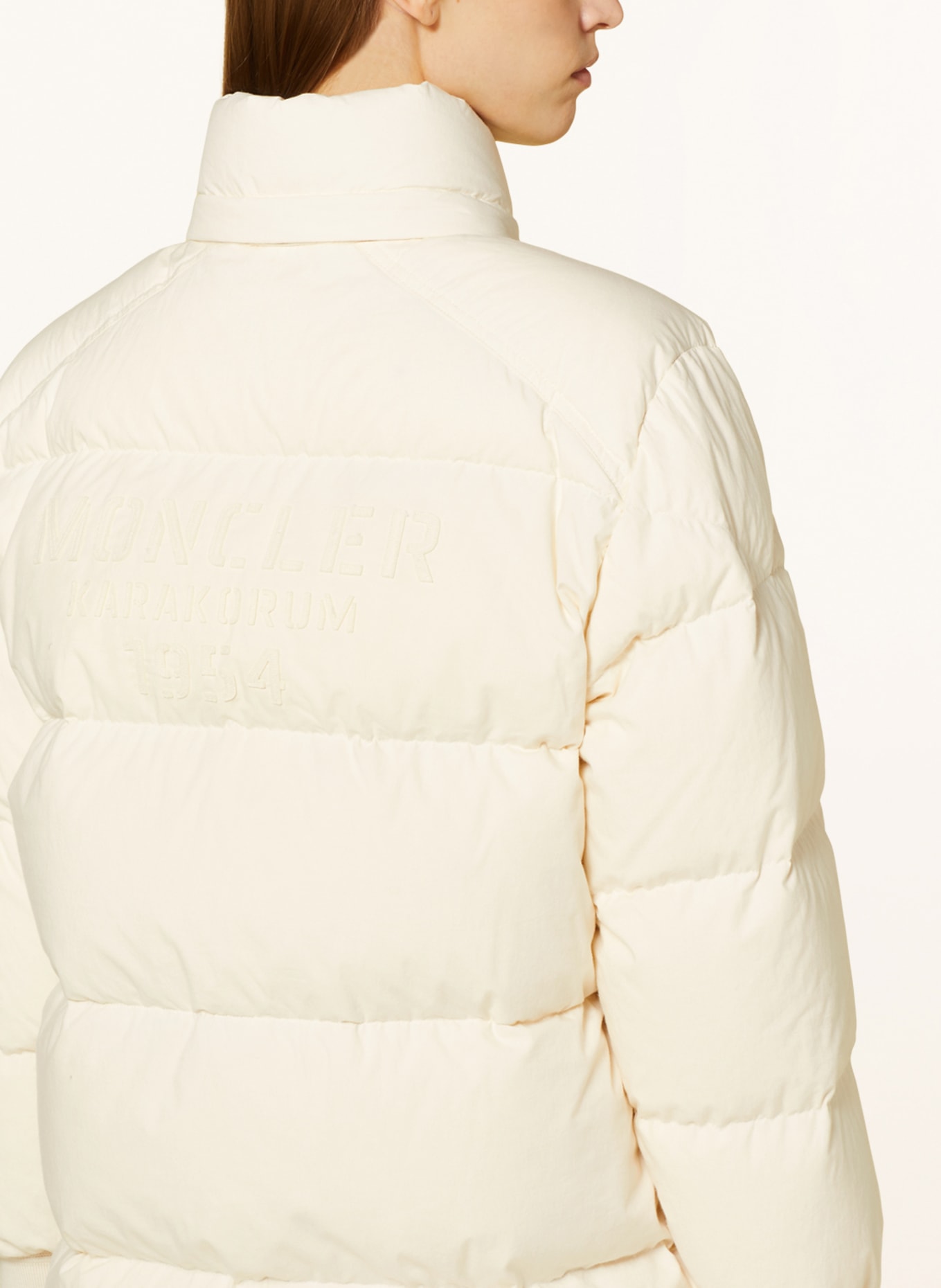 MONCLER Down jacket KARAKORUM COTTON with detachable hood, Color: WHITE (Image 7)