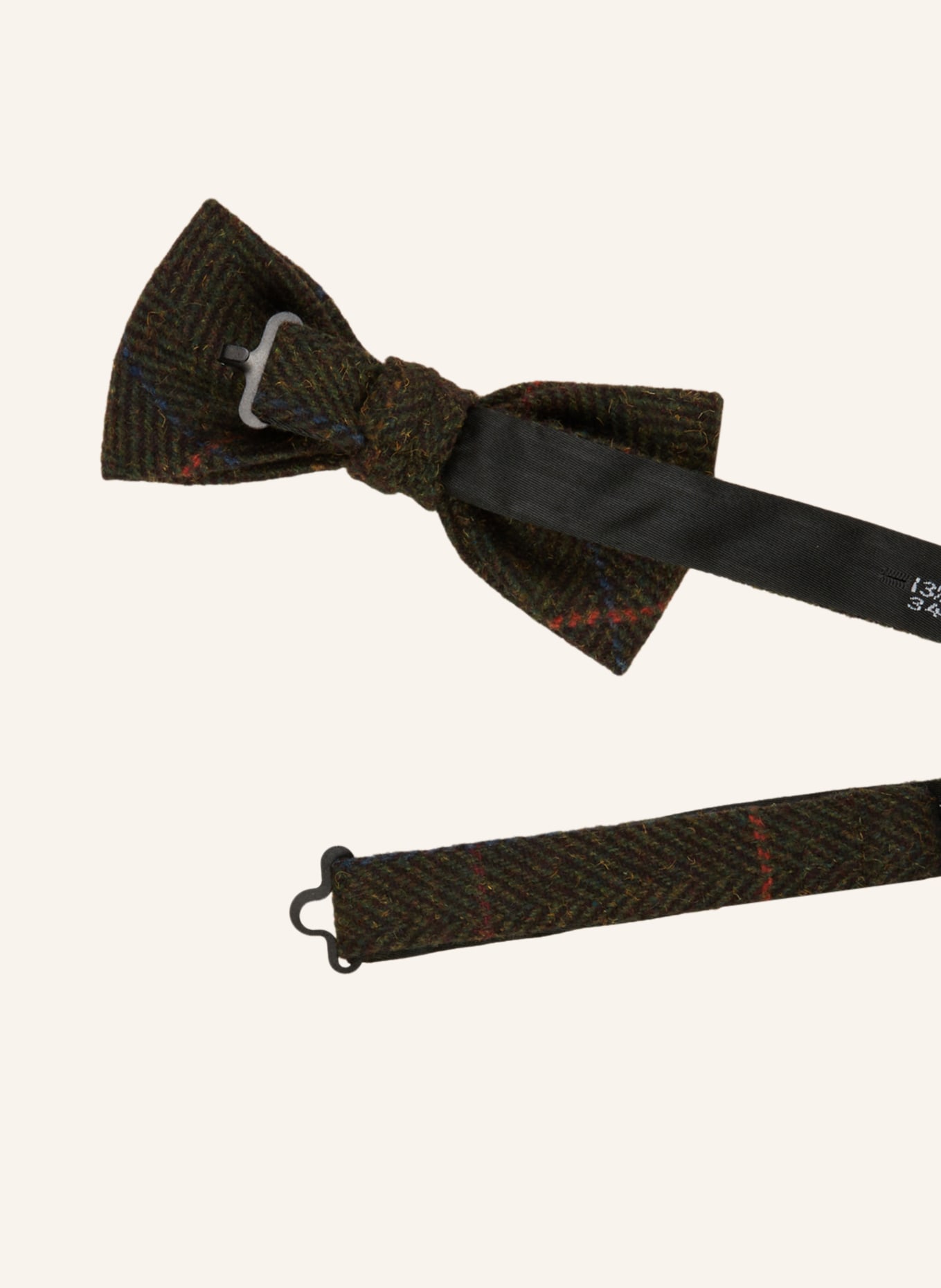 Prince BOWTIE Set: Vest, bow tie and pocket square, Color: BROWN/ GREEN/ ORANGE (Image 3)
