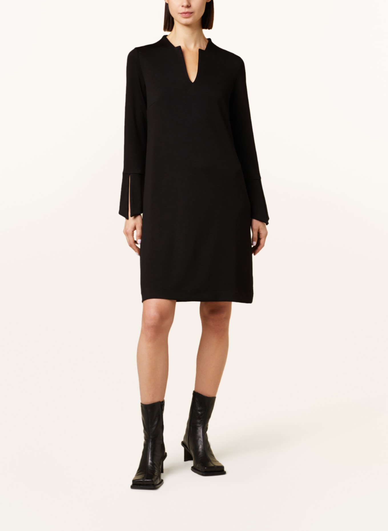 Ana Alcazar Jersey dress, Color: BLACK (Image 2)