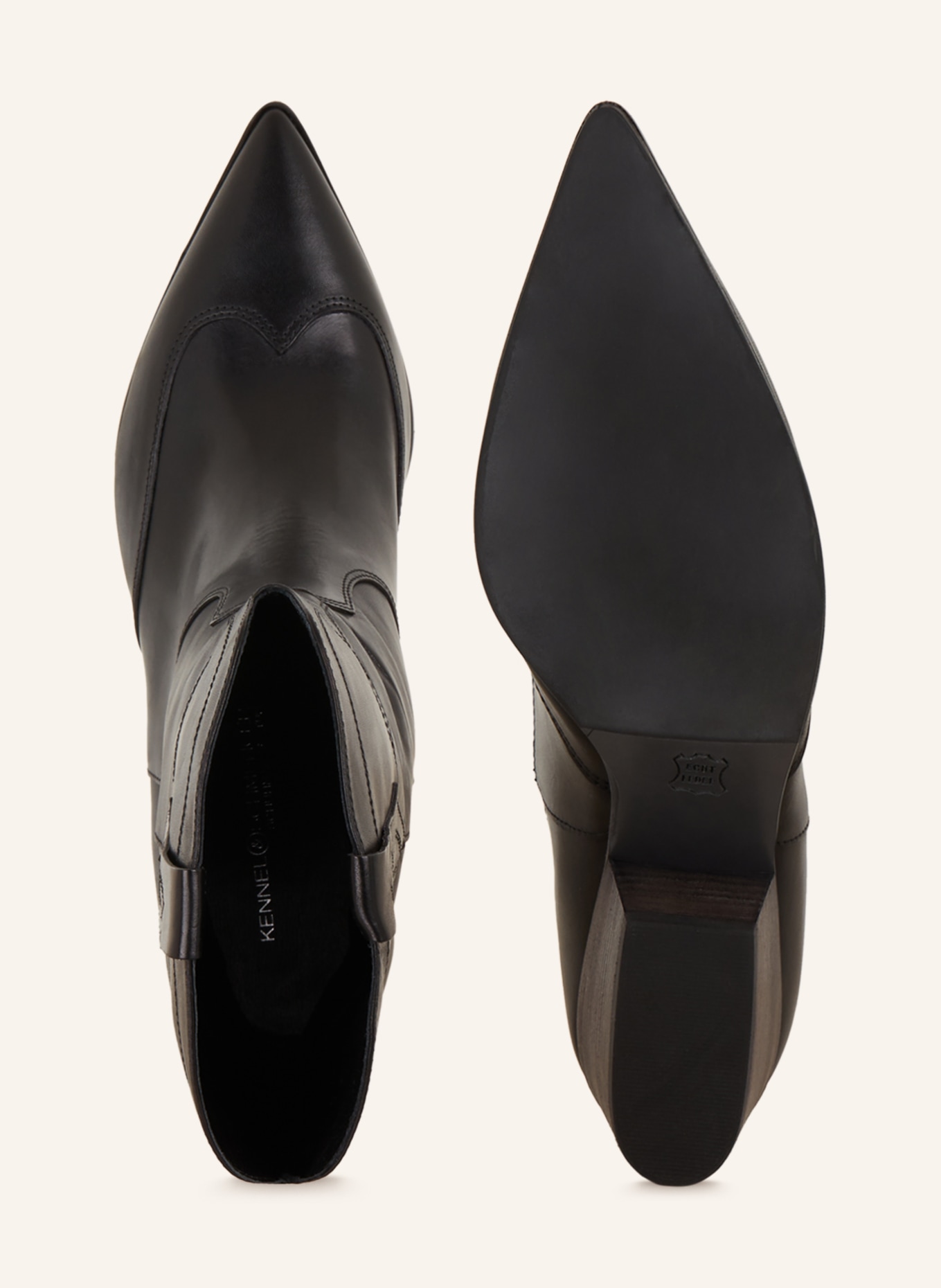 KENNEL & SCHMENGER Cowboy boots DALLAS, Color: BLACK (Image 5)