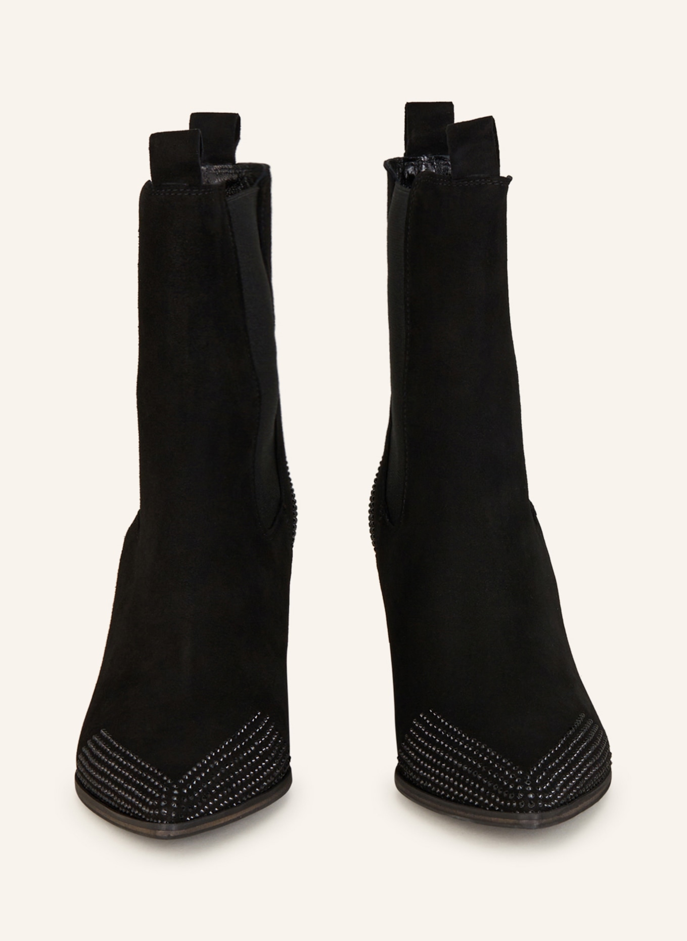 KENNEL & SCHMENGER Cowboy Boots DALLAS with decorative gems, Color: BLACK (Image 3)
