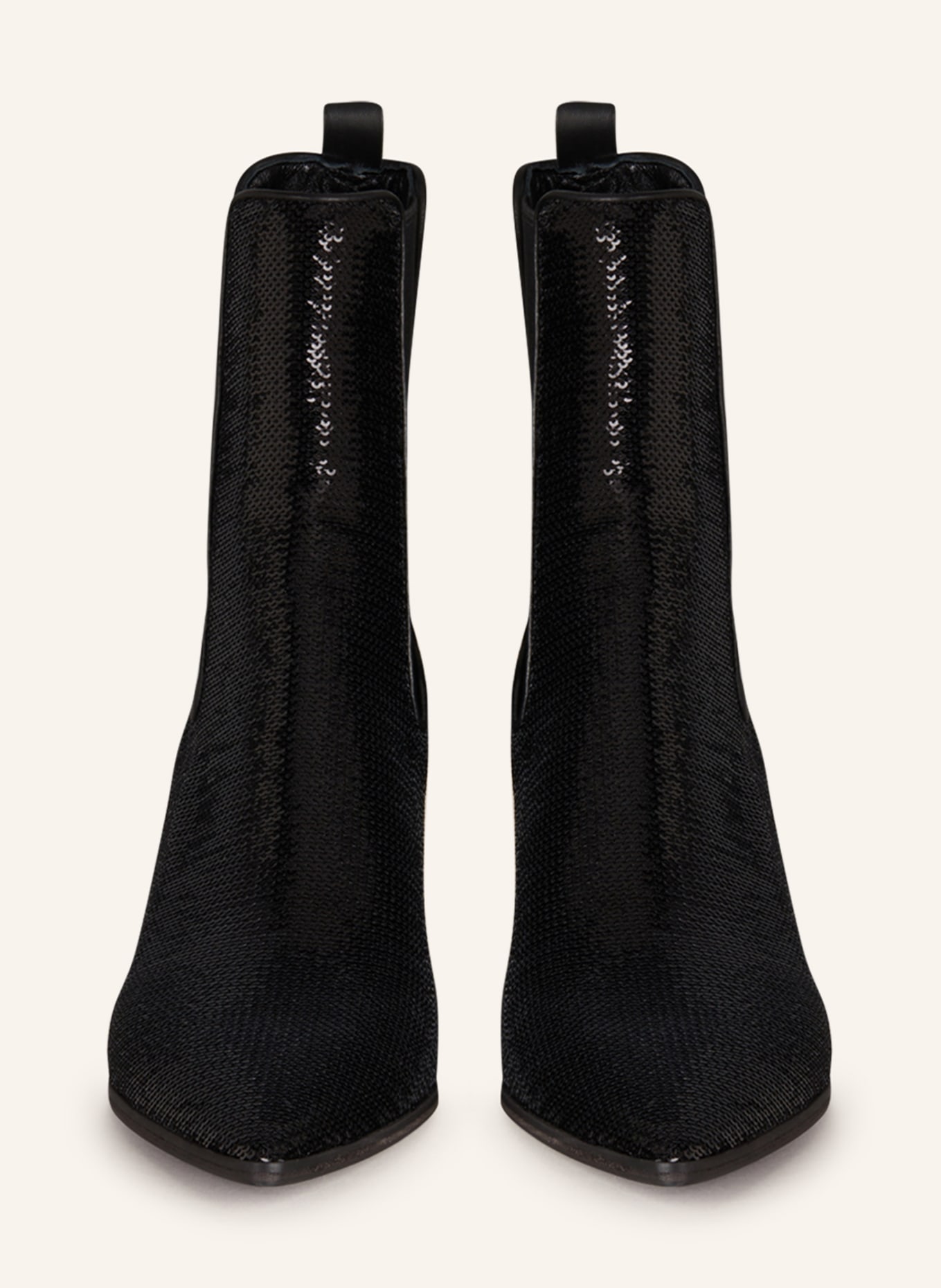 KENNEL & SCHMENGER Cowboy Boots DALLAS with sequins, Color: BLACK (Image 3)