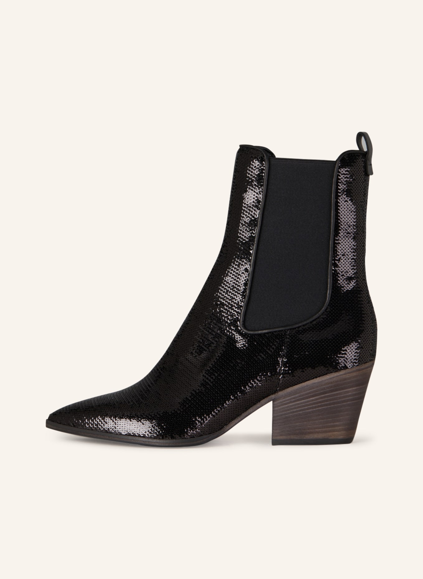 KENNEL & SCHMENGER Cowboy Boots DALLAS with sequins, Color: BLACK (Image 4)