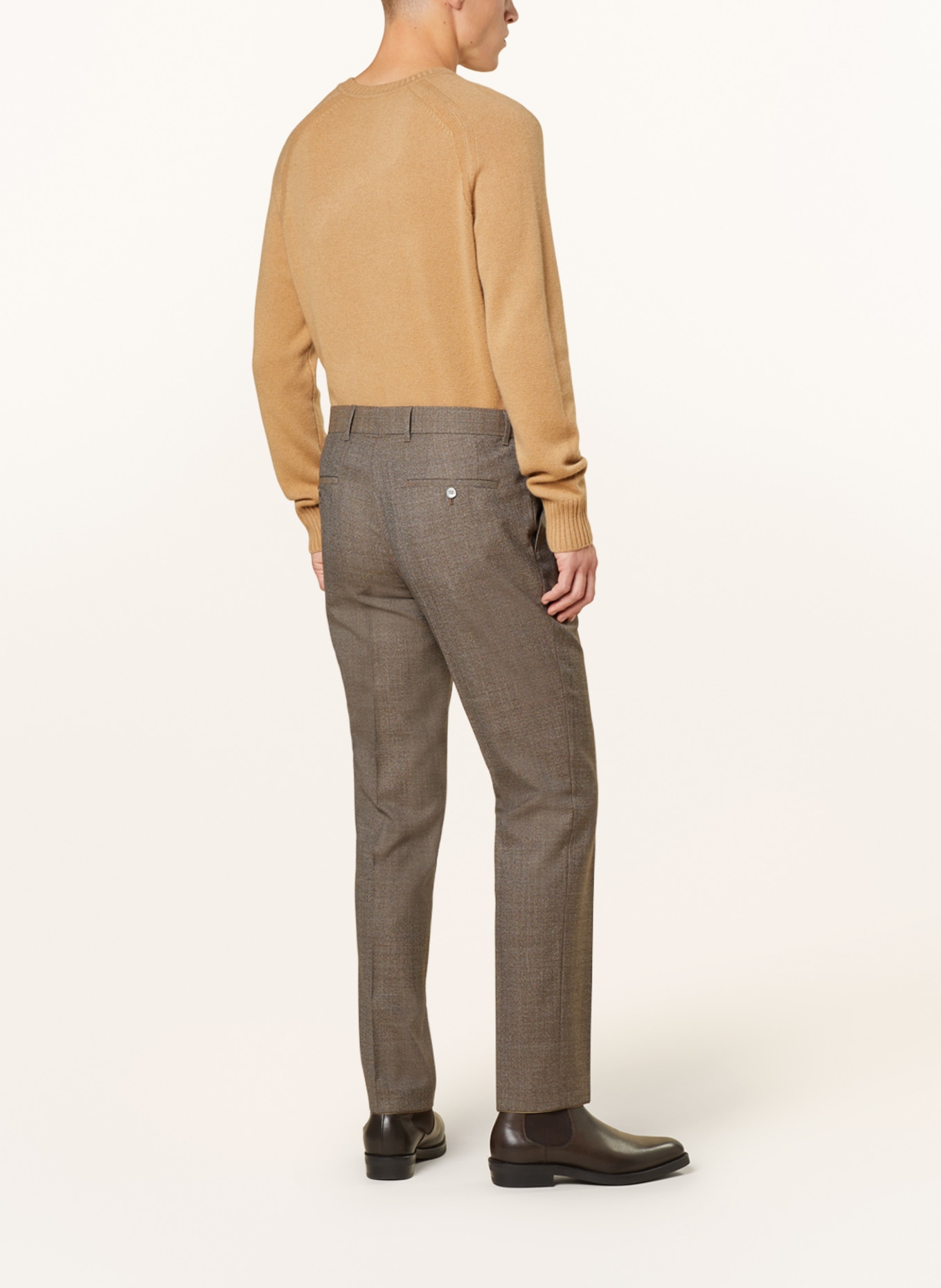BOSS Oblekové kalhoty GENIUS Slim Fit, Barva: 260 MEDIUM BEIGE (Obrázek 4)