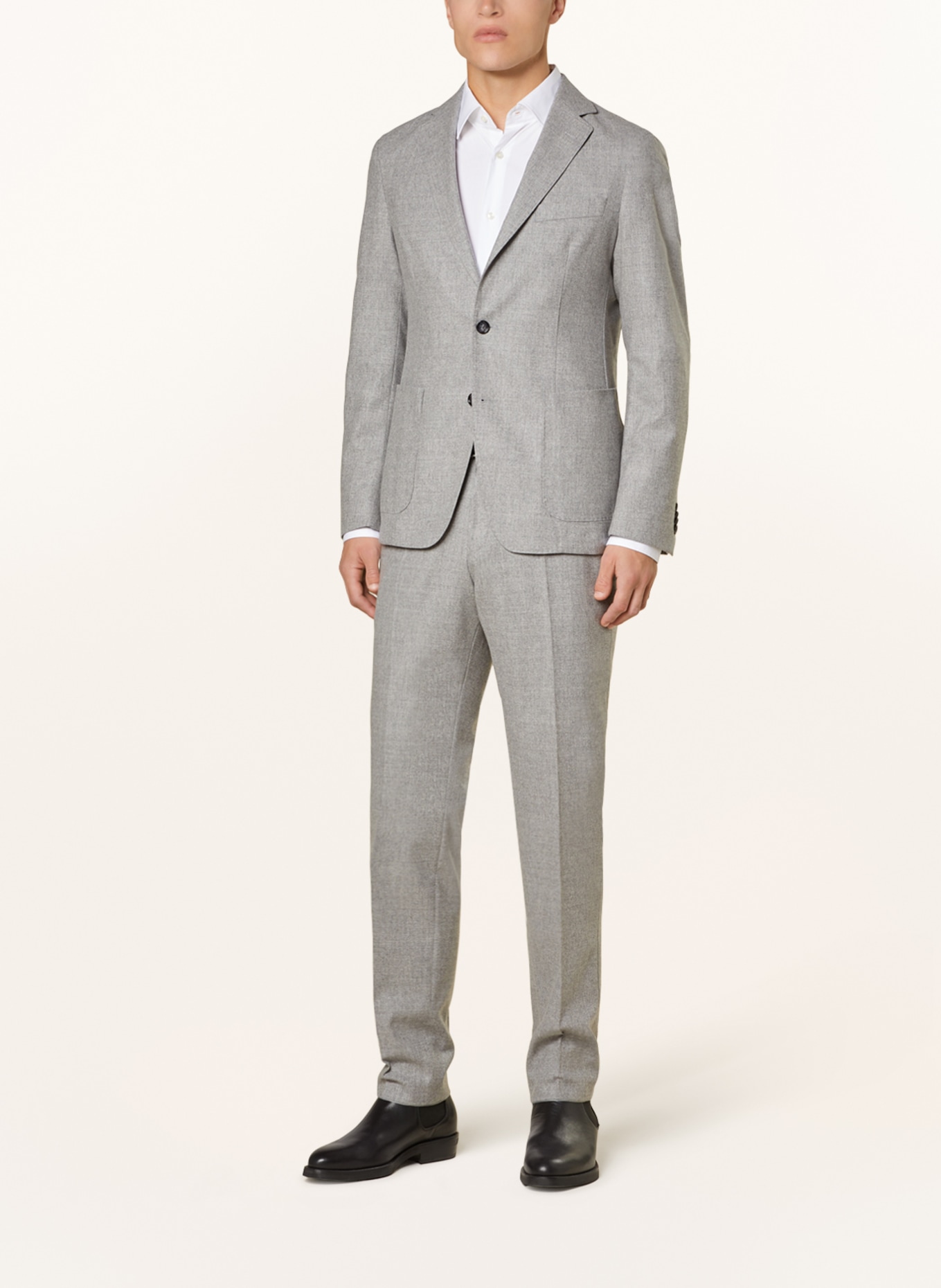 BOSS Suit trousers GENIUS slim fit, Color: 041 SILVER (Image 2)
