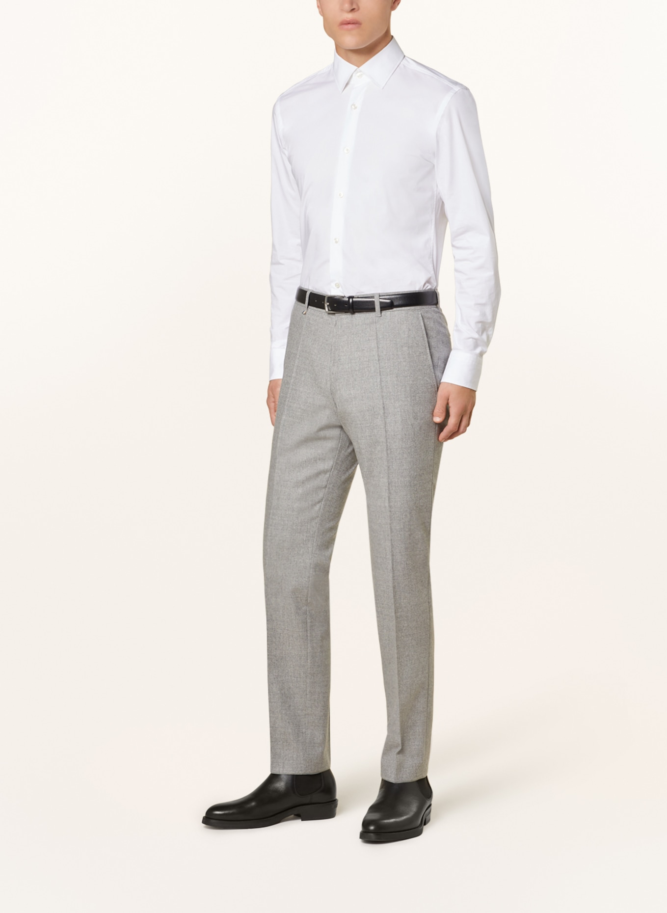 BOSS Suit trousers GENIUS slim fit, Color: 041 SILVER (Image 3)
